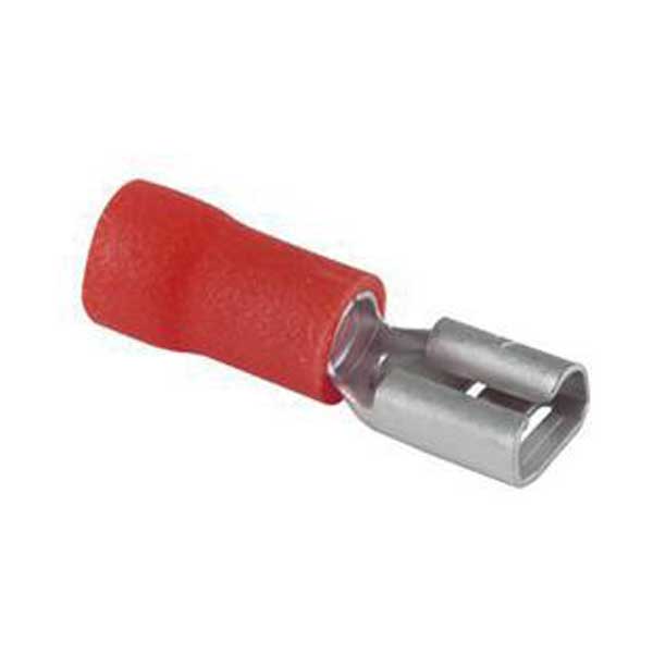 Red Vinyl Insulated Female Quick Disconnects 22-18 AWG 100pc
