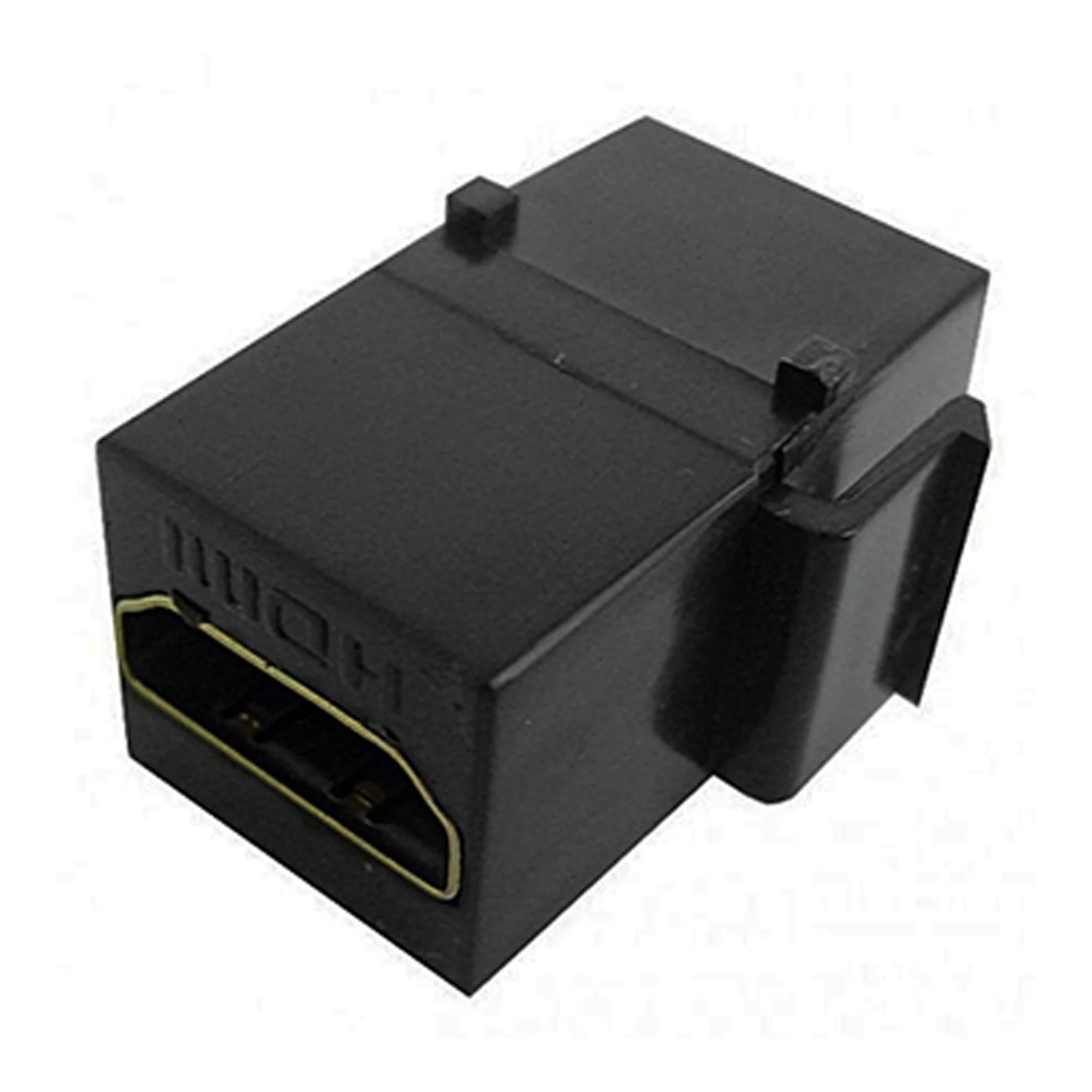 SR Components HDMICPBK 4K CL2 Black Female to Female HDMI Inline Coupler Keystone