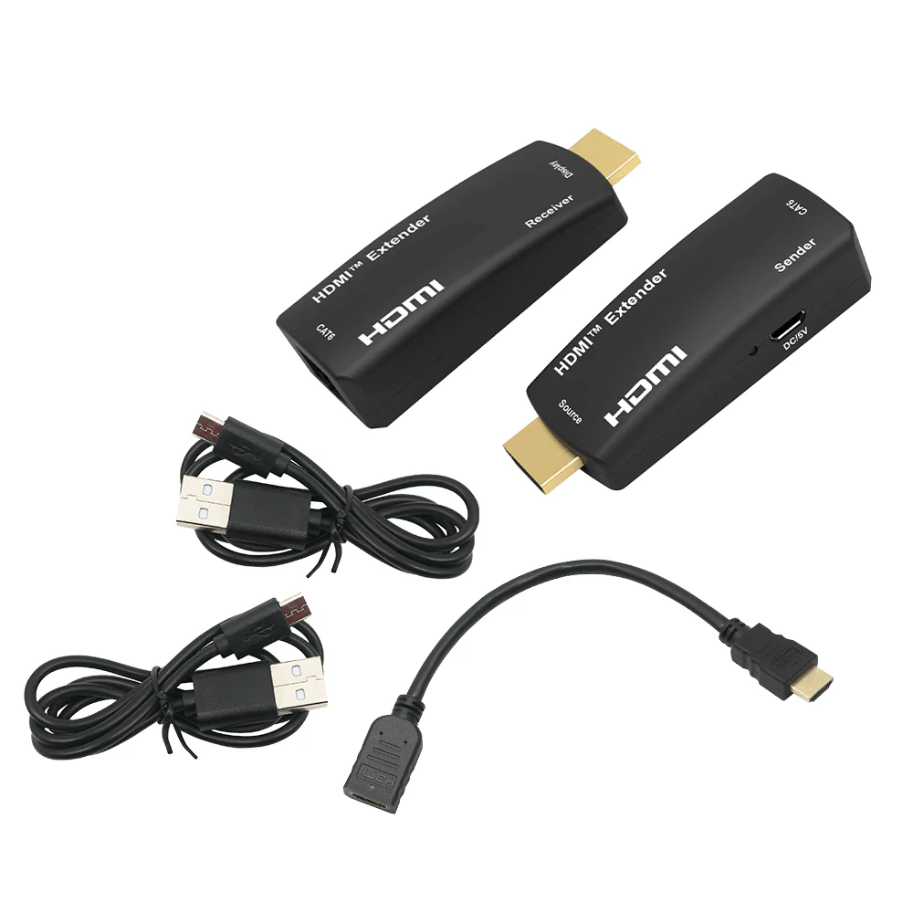 SR Components HHEX6M 1080p Compact HDMI over Ethernet Extender Kit