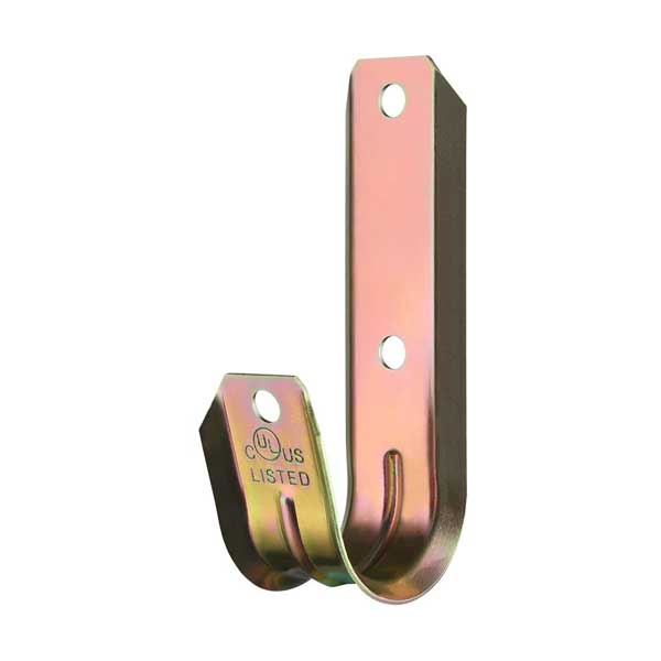 SR Components JHK34-25 3/4" Size 12 UL cUL Certified Galvanized Steel Multi-Purpose J-Hook 25-Pack
