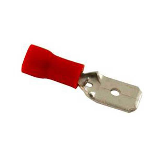 Red Vinyl Insulated Male Quick Disconnects 22-18 AWG 8pc