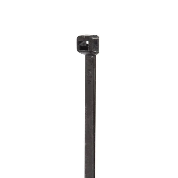 SR Components WT-14-120B 14" 120lb Black UV Rated Nylon Self Locking Cable Zip Ties 100-Pack