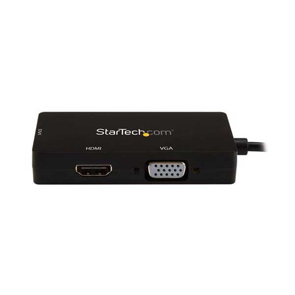 StarTech CDPVGDVHDBP 3-in-1 4K USB-C Multiport Travel Video Adapter with VGA, DVI, and HDMI - Image 2