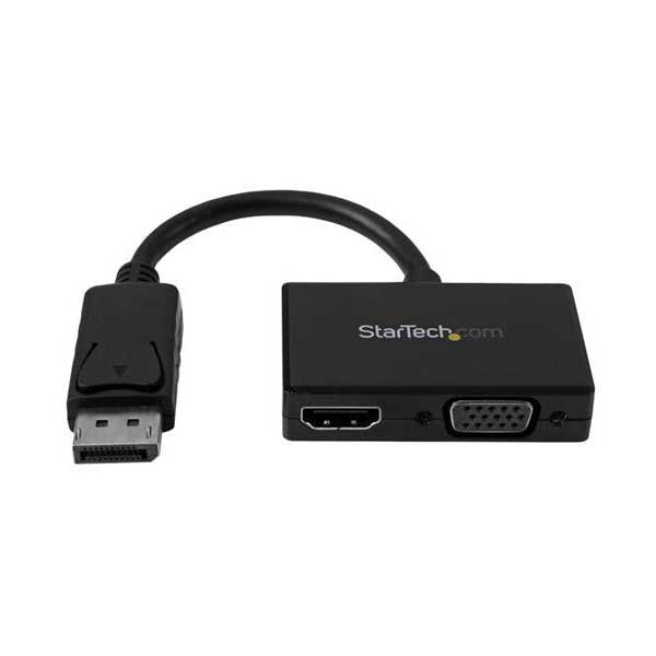 StarTech DP2HDVGA 2-in-1 Travel A/V Adapter DisplayPort to HDMI or VGA