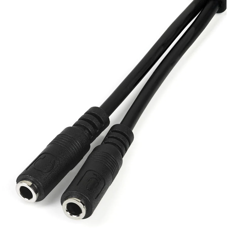 StarTech 3.5mm TRRS to Dual TRS Headset Splitter Cable - Image 2