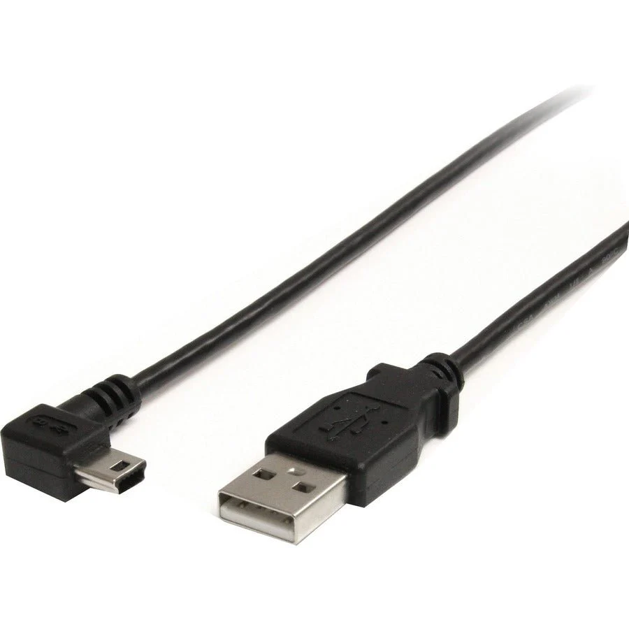 StarTech 3' Mini USB Cable - A to Right Angle Mini B - Image 2
