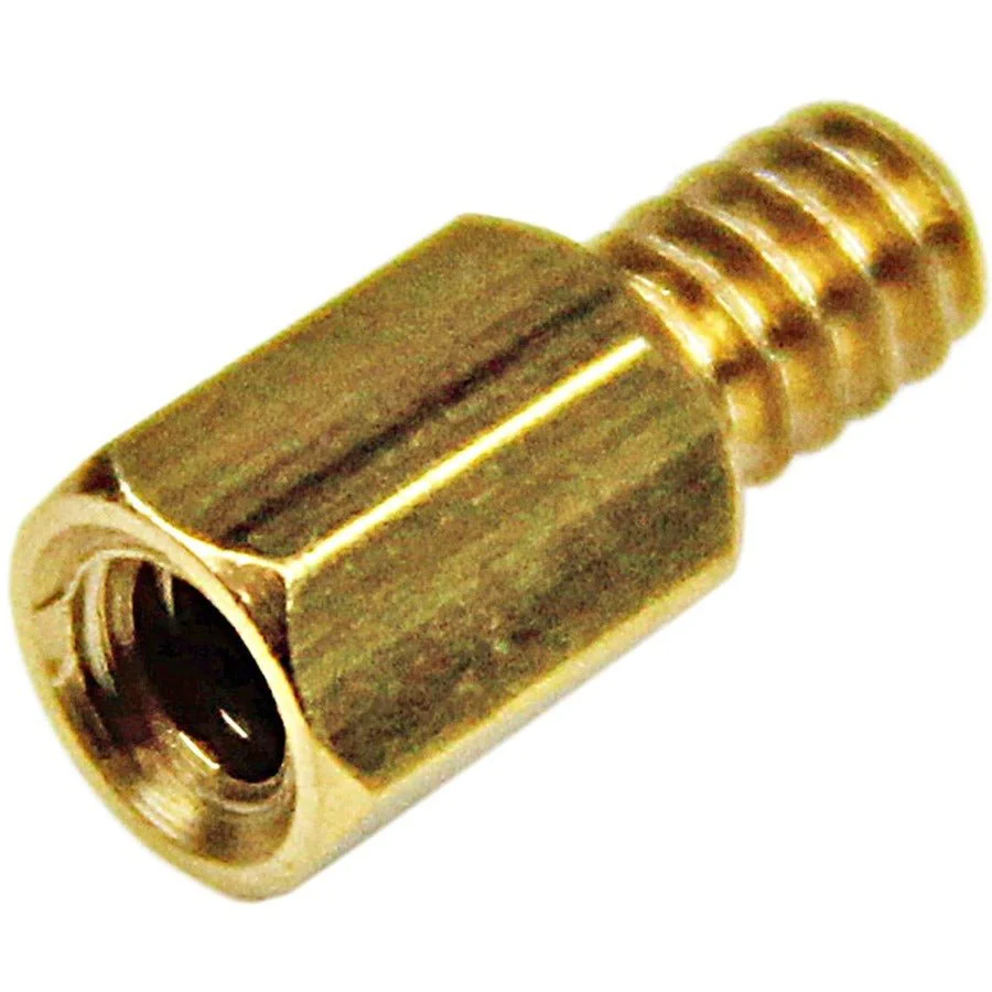 StarTech STANDOFF632 15-Pack 6-32 Brass Motherboard Standoffs for ATX Computer Case