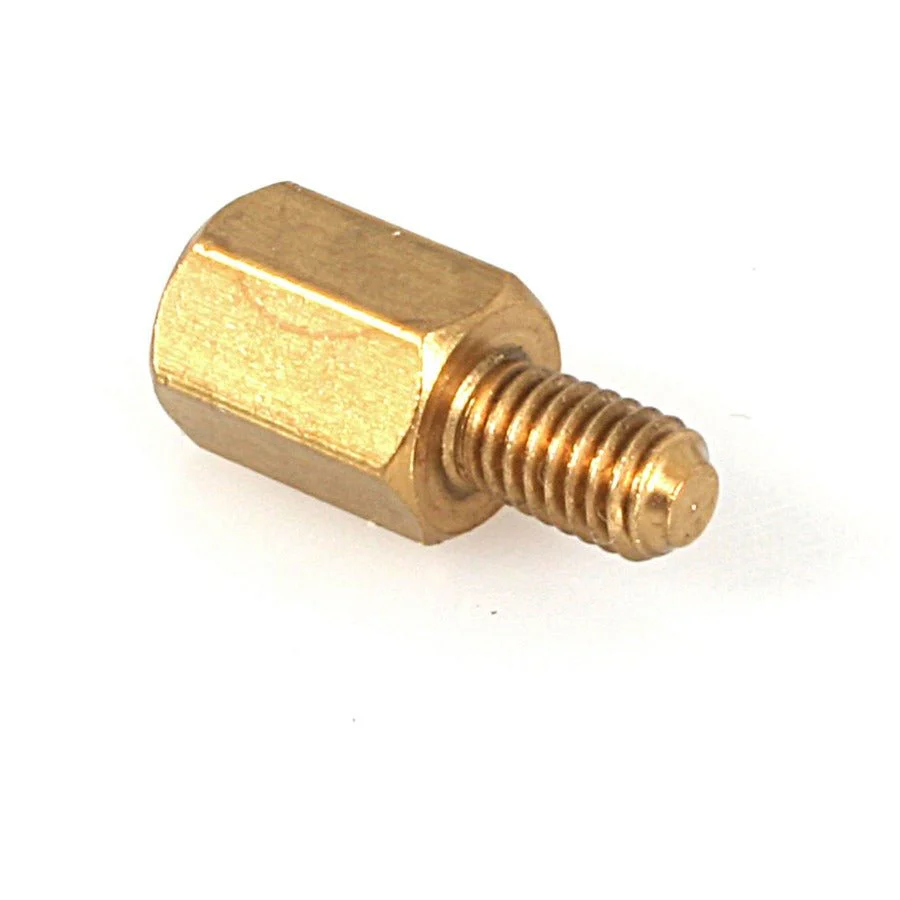 StarTech STANDOFF632 15-Pack 6-32 Brass Motherboard Standoffs for ATX Computer Case - Image 2