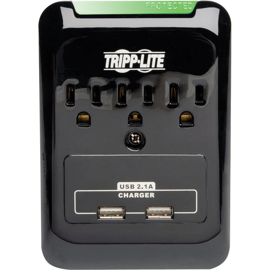 Tripp Lite Surge 3 Outlet 120V USB Charger Tablet Smartphone Ipad Iphone - Image 12