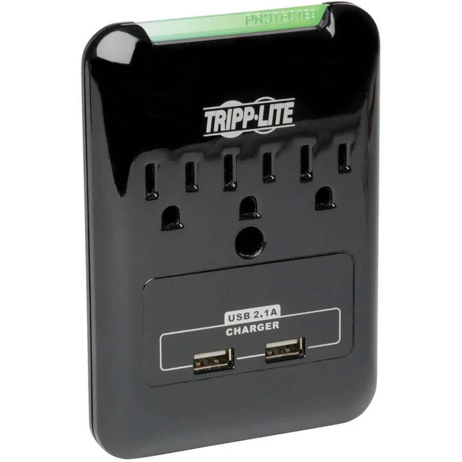 Tripp Lite Surge 3 Outlet 120V USB Charger Tablet Smartphone Ipad Iphone - Image 9