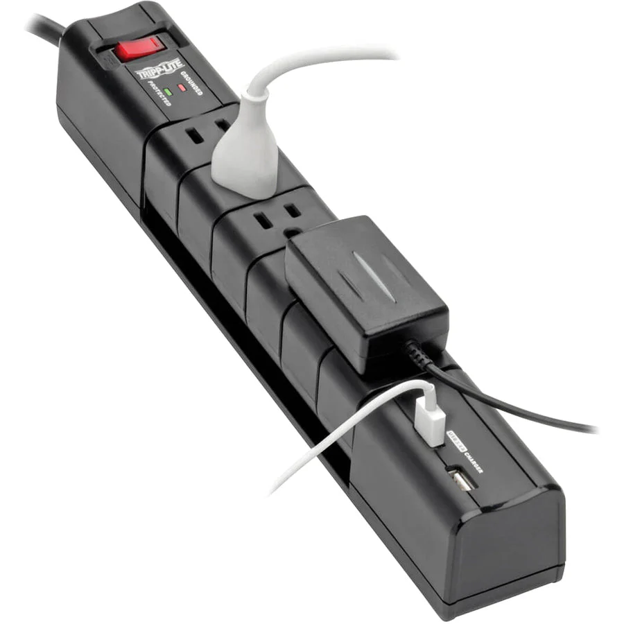Tripp Lite Surge 6 Outlet 3.4A USB Charger Tablet Smartphone Ipad Iphone - Image 4