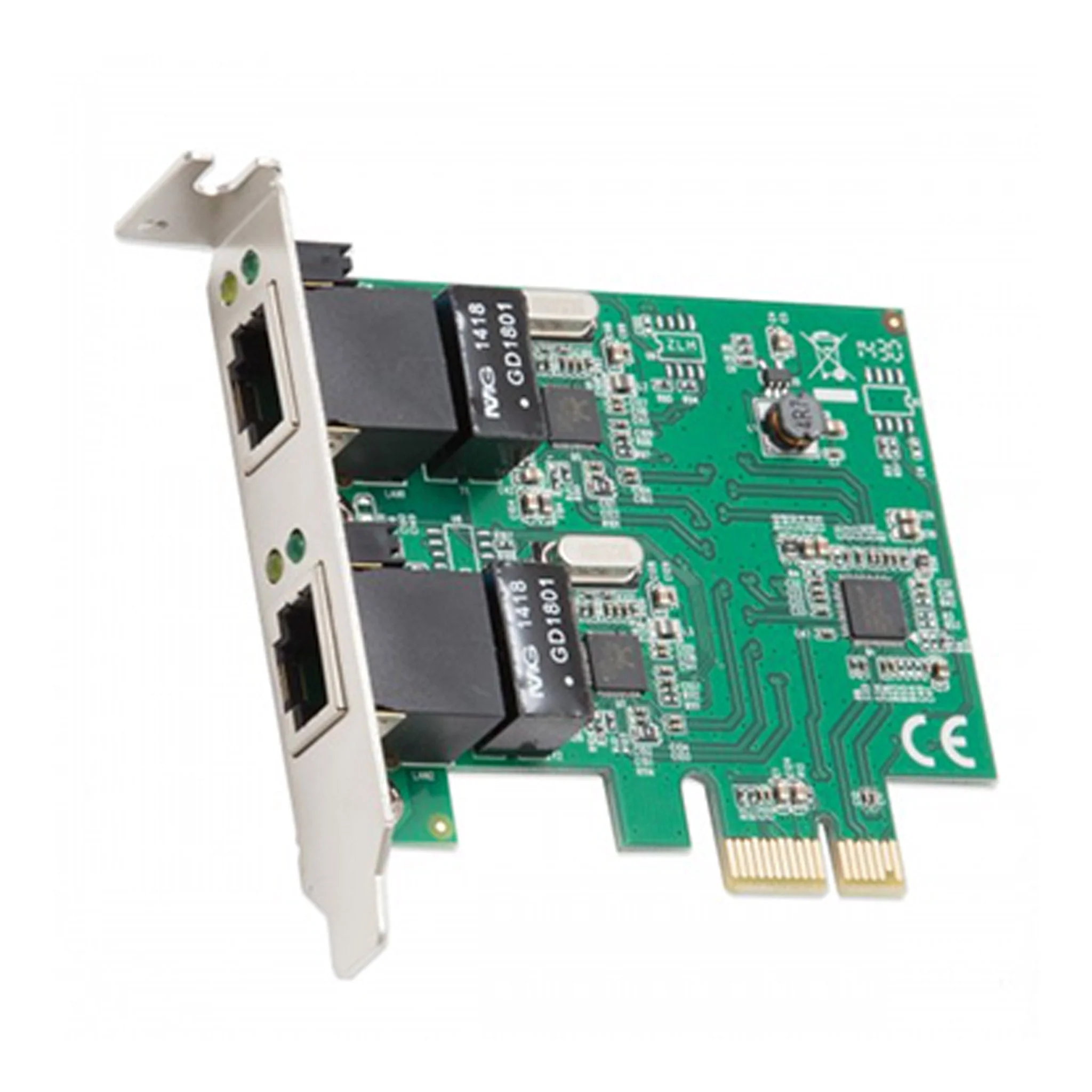 SYBA SD-PEX24041 2-Port Gigabit Ethernet PCI-Express Card - Image 2
