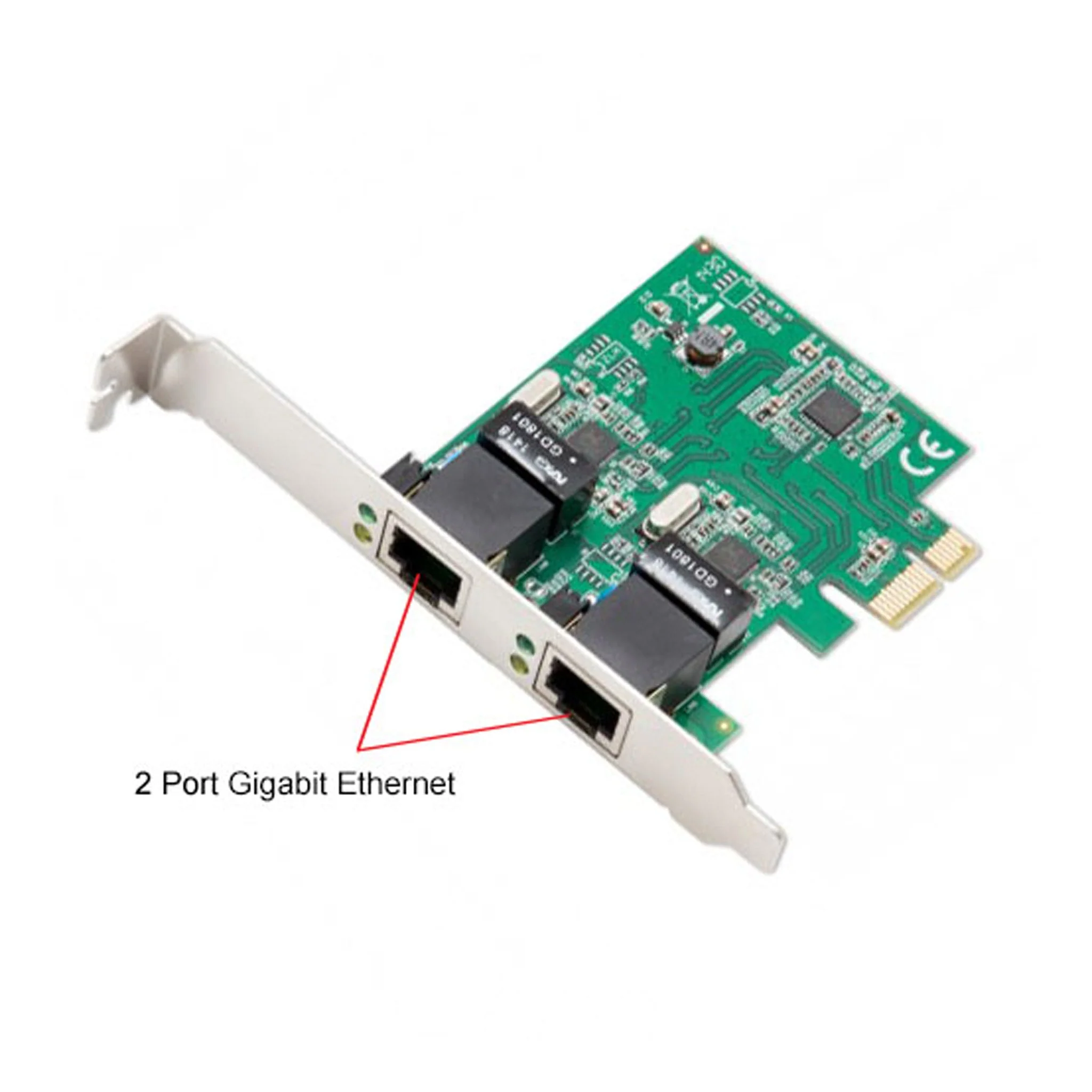 SYBA SD-PEX24041 2-Port Gigabit Ethernet PCI-Express Card - Image 6