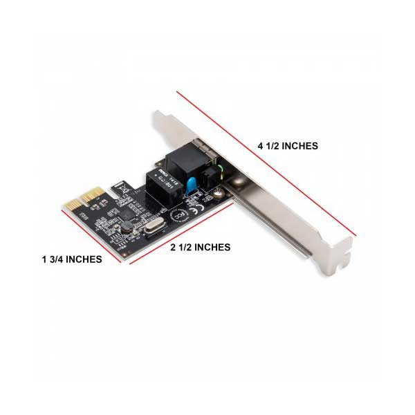 SYBA SD-PEX24009 Single Port Gigabit Ethernet PCI-e x1 Network Card - Image 2