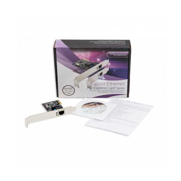 SYBA SD-PEX24009 Single Port Gigabit Ethernet PCI-e x1 Network Card - Image 3