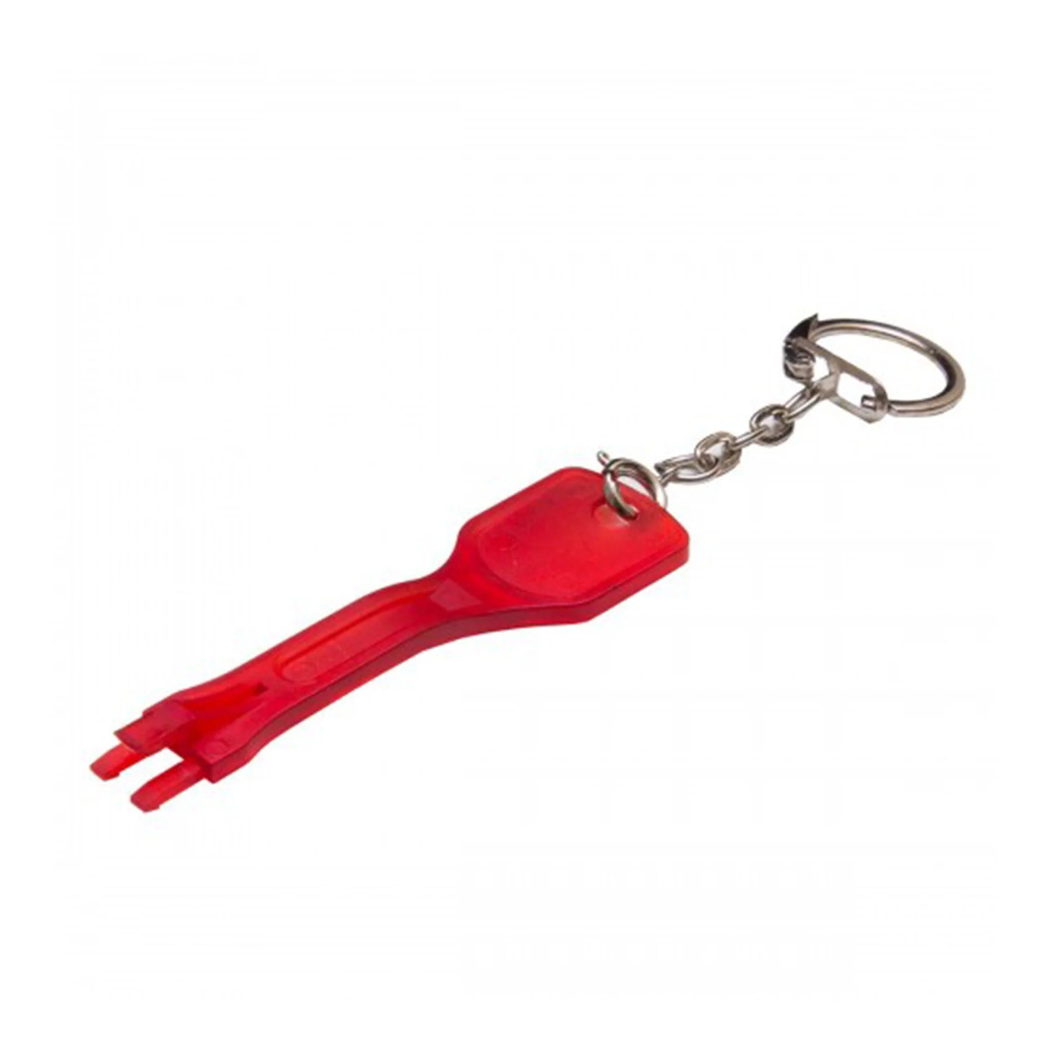 SYBA SY-ACC24053 10-Pack Locking RJ45 Port Dust Blocker with Removal Keys Tool - Red - Image 3