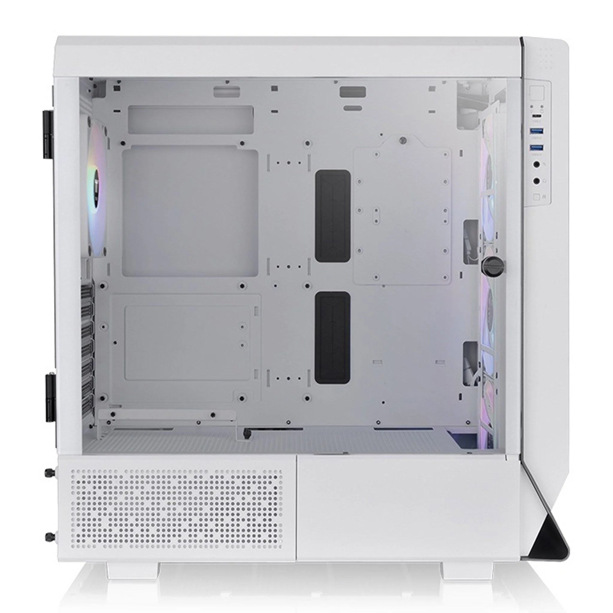 Thermaltake CA-1X5-00M6WN-00 Ceres 500 TG ARGB Snow Mid Tower Chassis - Image 3