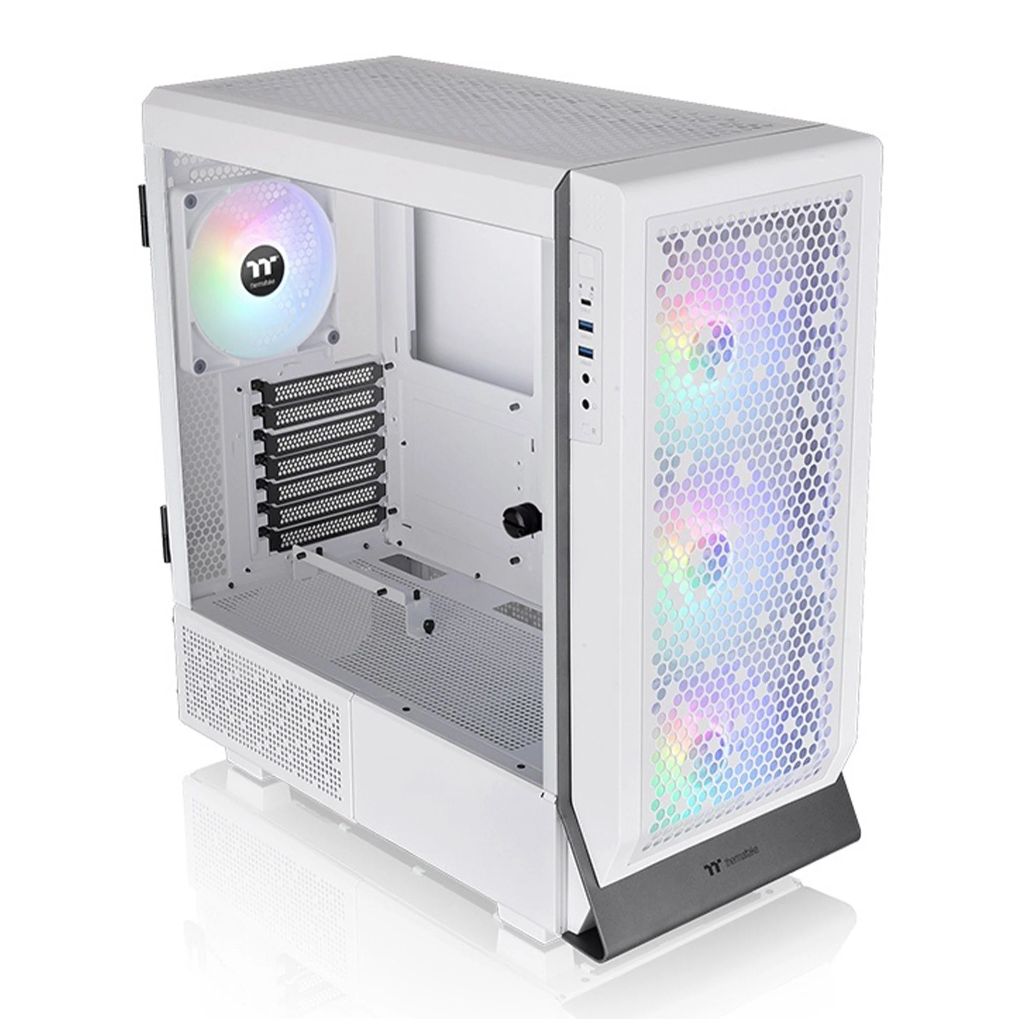 Thermaltake CA-1X5-00M6WN-00 Ceres 500 TG ARGB Snow Mid Tower Chassis - Image 5
