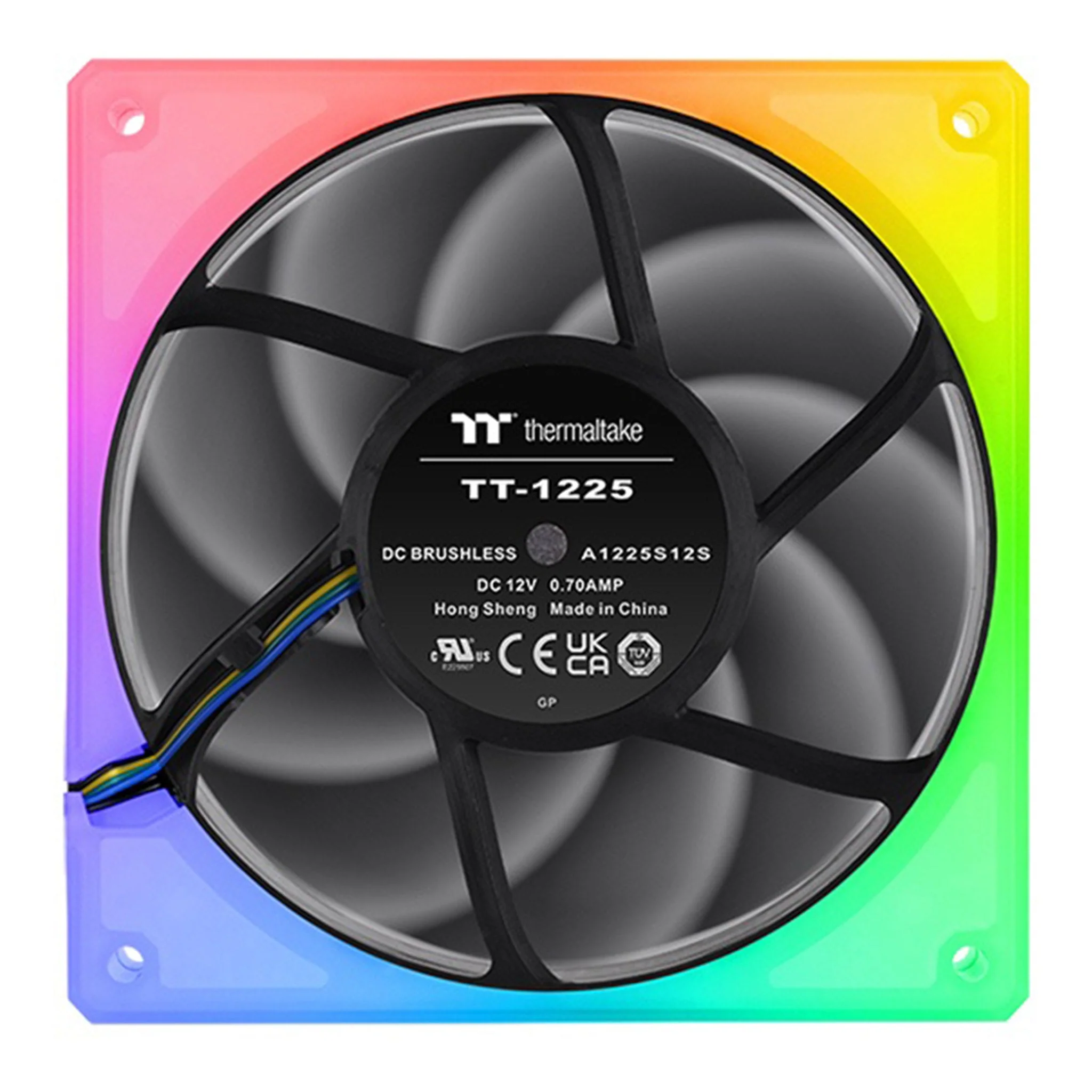 Thermaltake CL-F135-PL12SW-A 120mm TOUGHFAN 12 RGB High Static Pressure Radiator Fan 3-Pack - Image 2