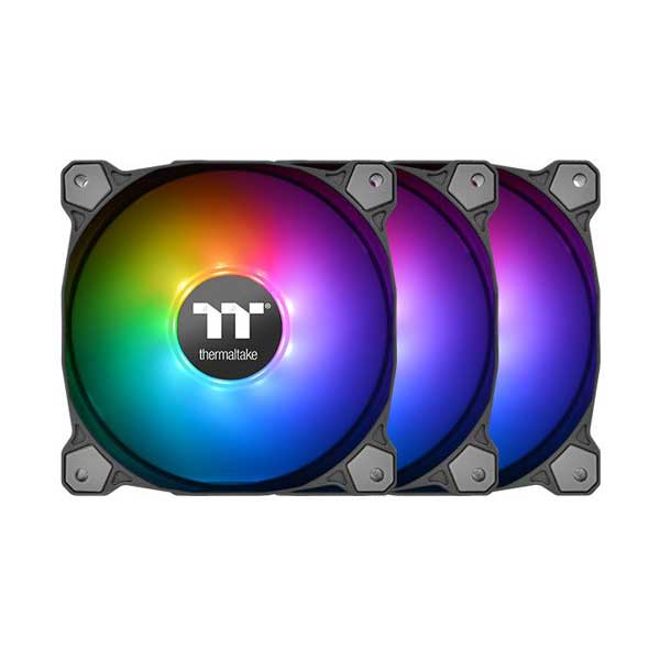 Thermaltake CL-F064-PL14SW-A Pure Plus 14 RGB Radiator Fan Premium Edition - 3-Fan Pack, 140mm