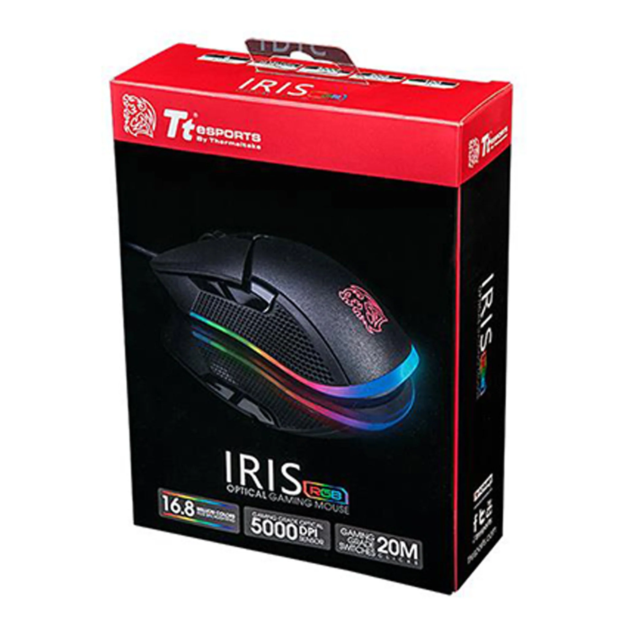 Thermaltake Tt eSPORTS MO-IRS-WDOHBK-04 IRIS Optical RGB Gaming Mouse - Image 5