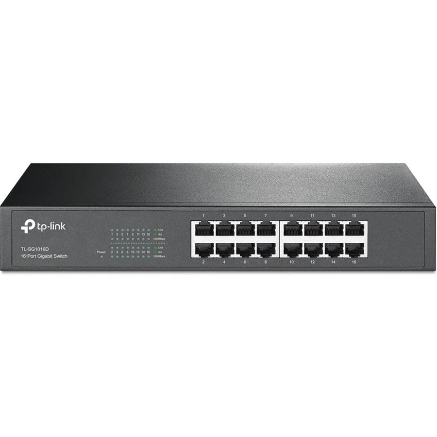 TP-Link TL-SG1016D 16-Port Gigabit Desktop/Rackmount Switch