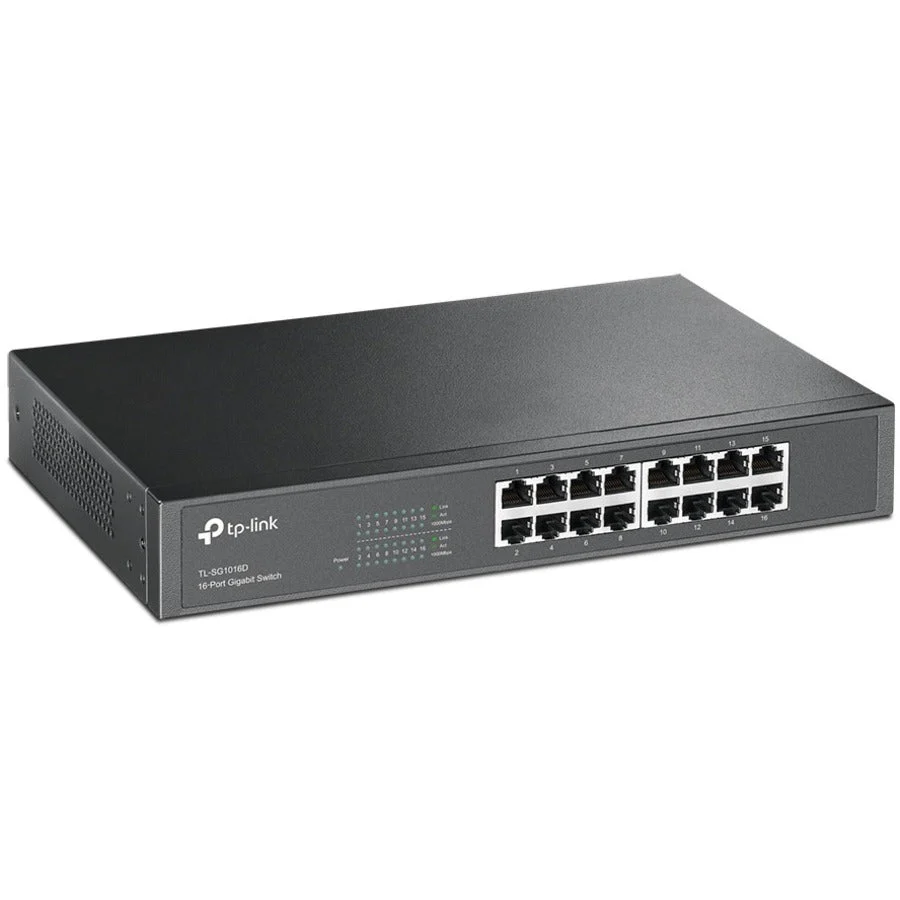 TP-Link TL-SG1016D 16-Port Gigabit Desktop/Rackmount Switch - Image 2