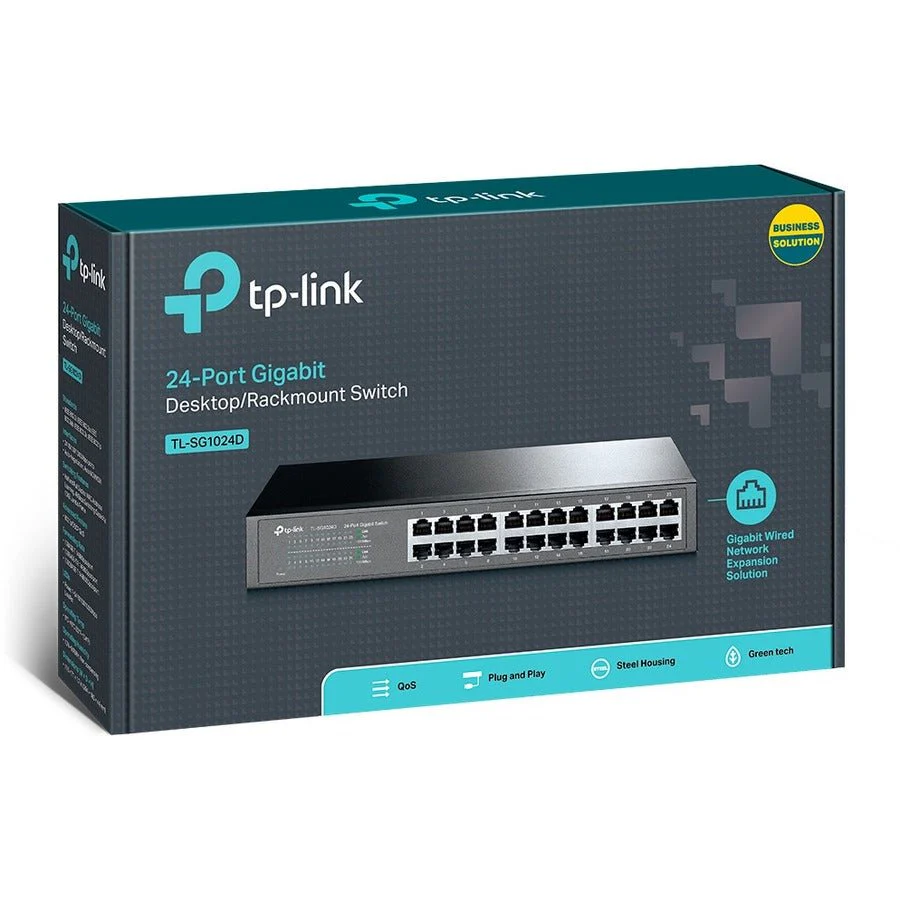 TP-Link TL-SG1024D 24-Port Gigabit Desktop/Rackmount Switch - Image 4