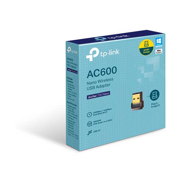 TP-Link ARCHER T2U NANO AC600 Nano Wireless USB Adapter - Image 2