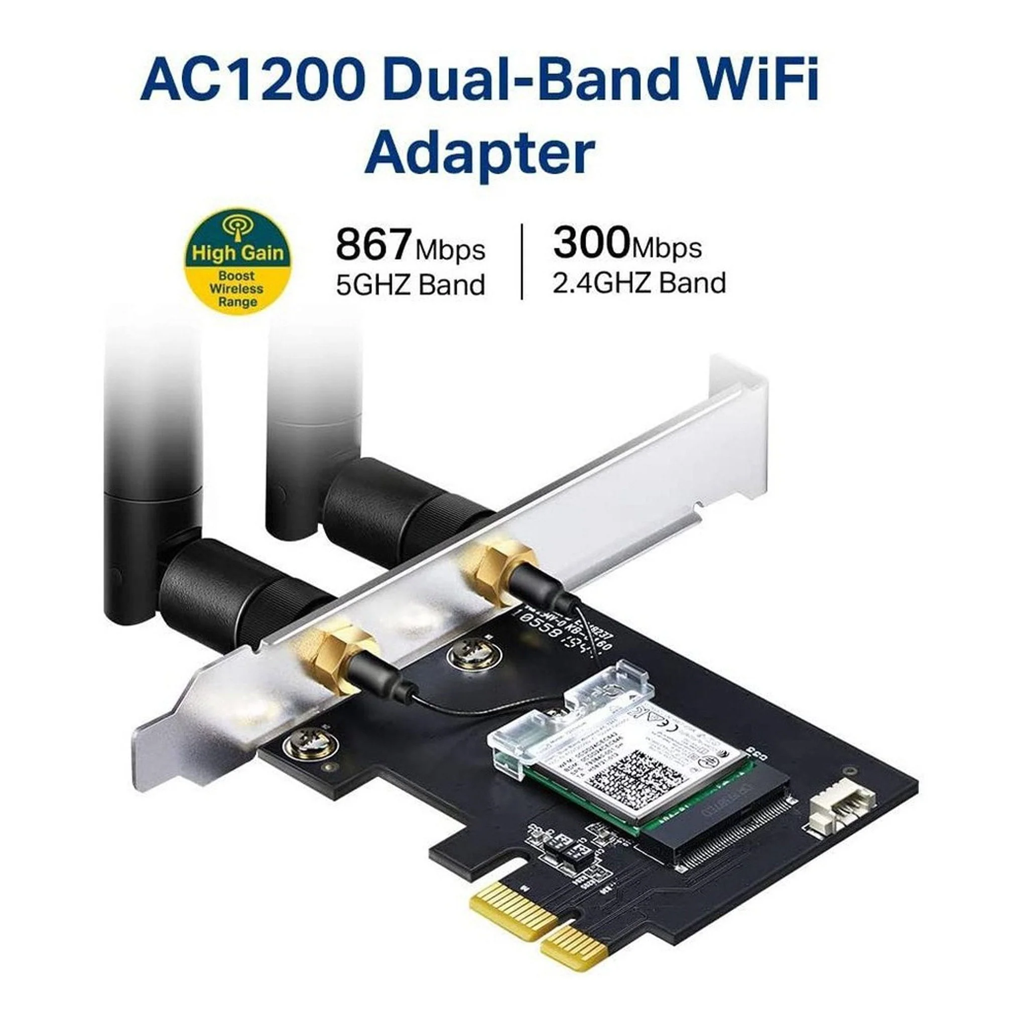 TP-Link ARCHER T5E AC1200 Dual-Band WiFi Bluetooth 4.2 PCIe Adapter Network Card - Image 5