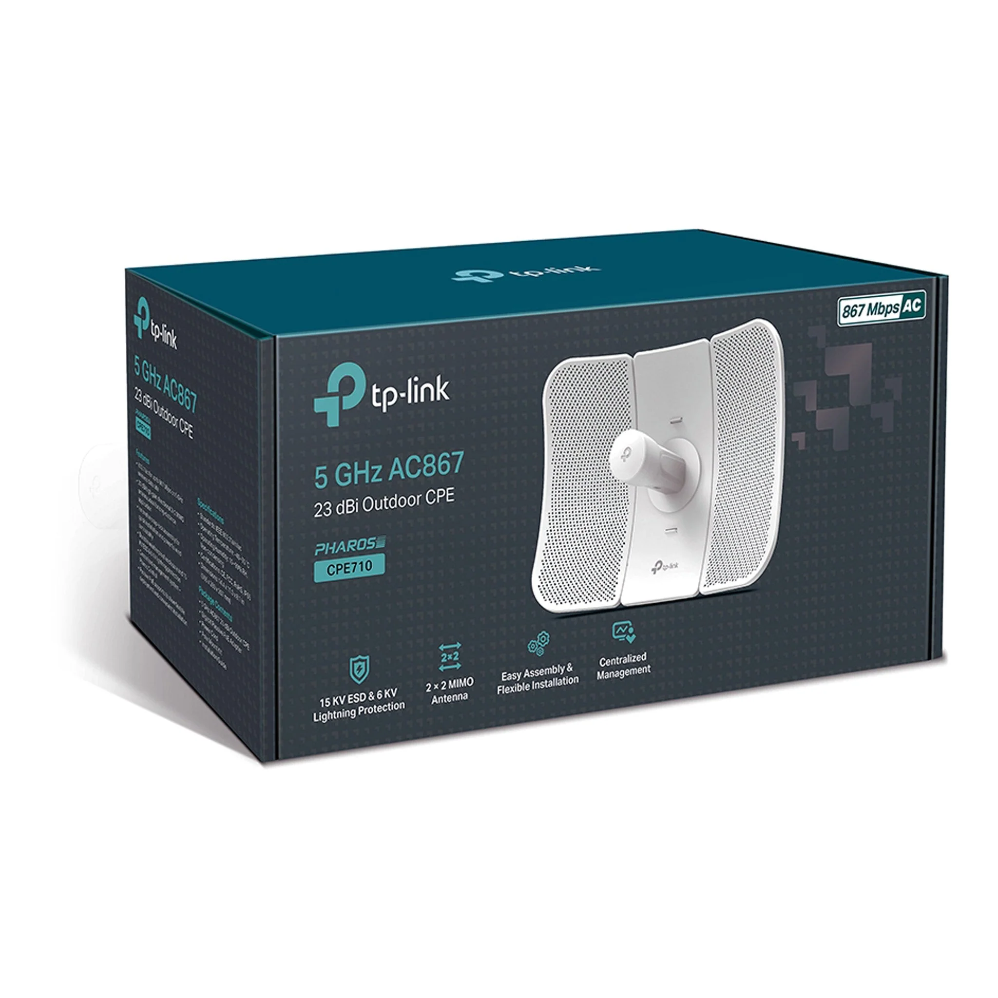 TP-Link CPE710 5GHz 23dBi Wireless-AC867 Outdoor CPE - Image 5