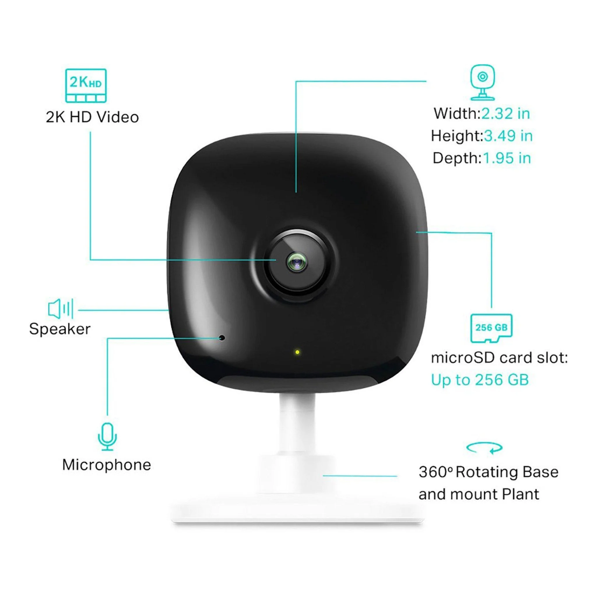 TP-Link KC401 2K HD Kasa Smart Spot Security Camera - Image 3