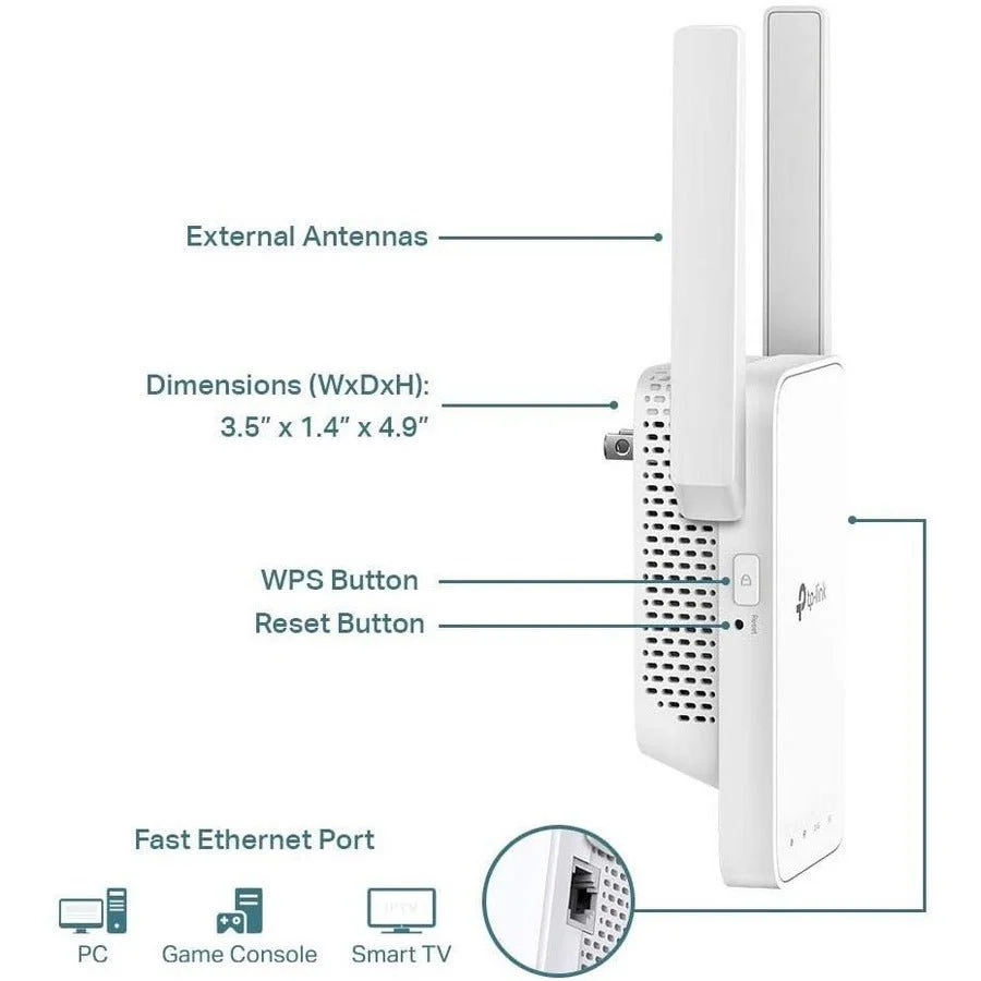 TP-Link RE315 Dual-Band AC1200 Mesh Wi-Fi Range Extender - Image 4