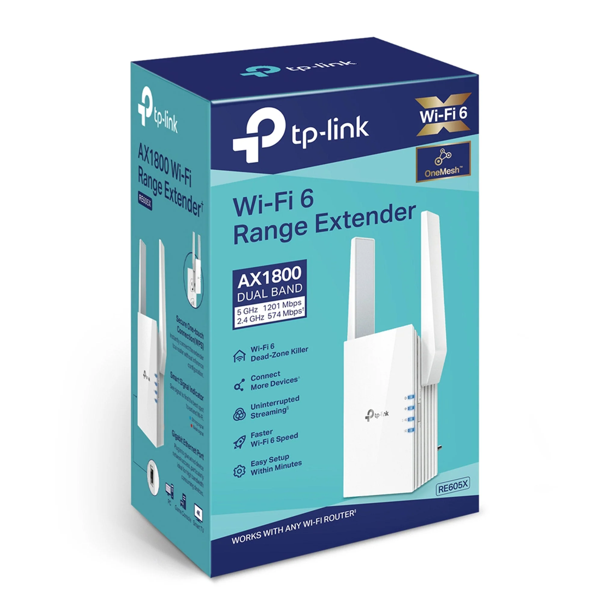 TP-Link RE605X AX1800 Wi-Fi 6 Range Extender - Image 7
