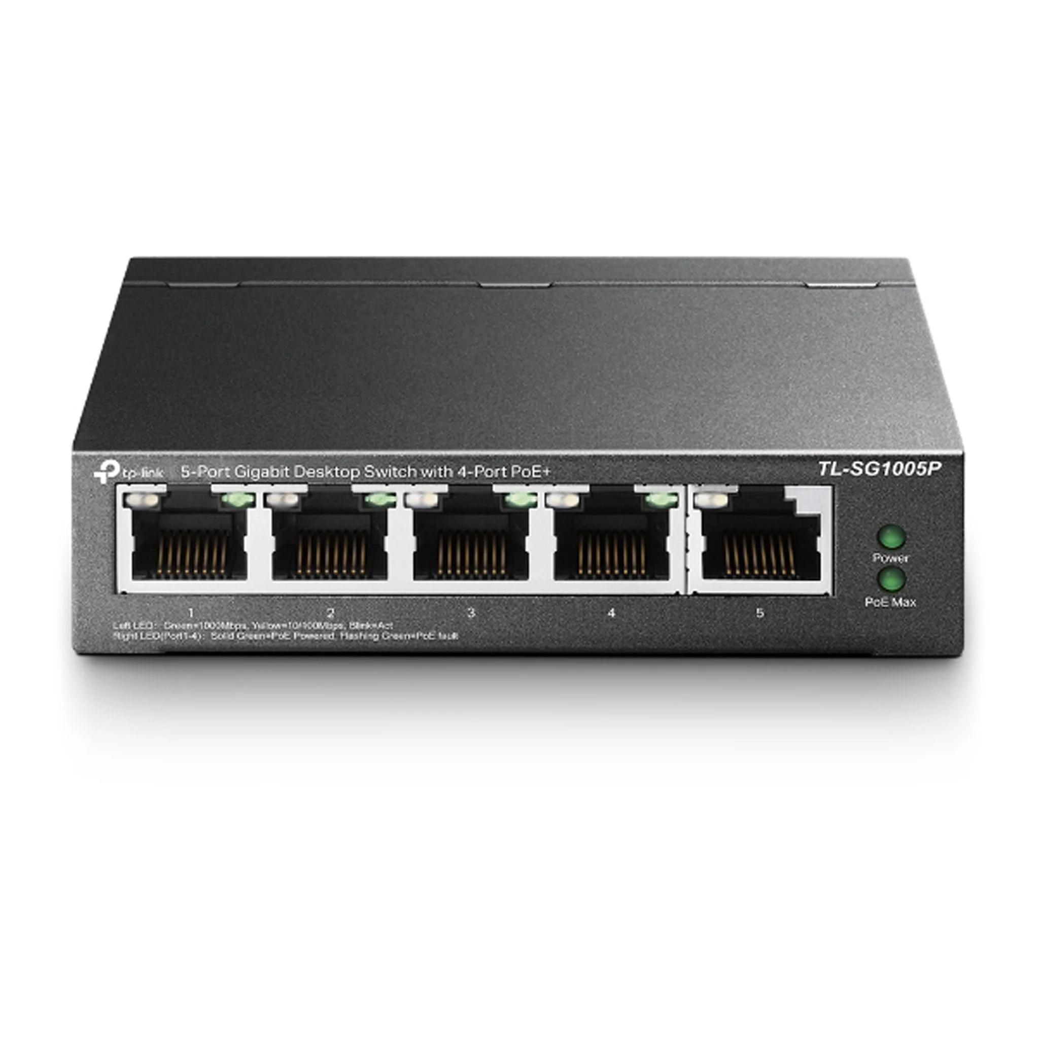 TP-Link TL-SG1005P 5-Port Gigabit Desktop Switch with 4-Port PoE+ 65W - Image 2