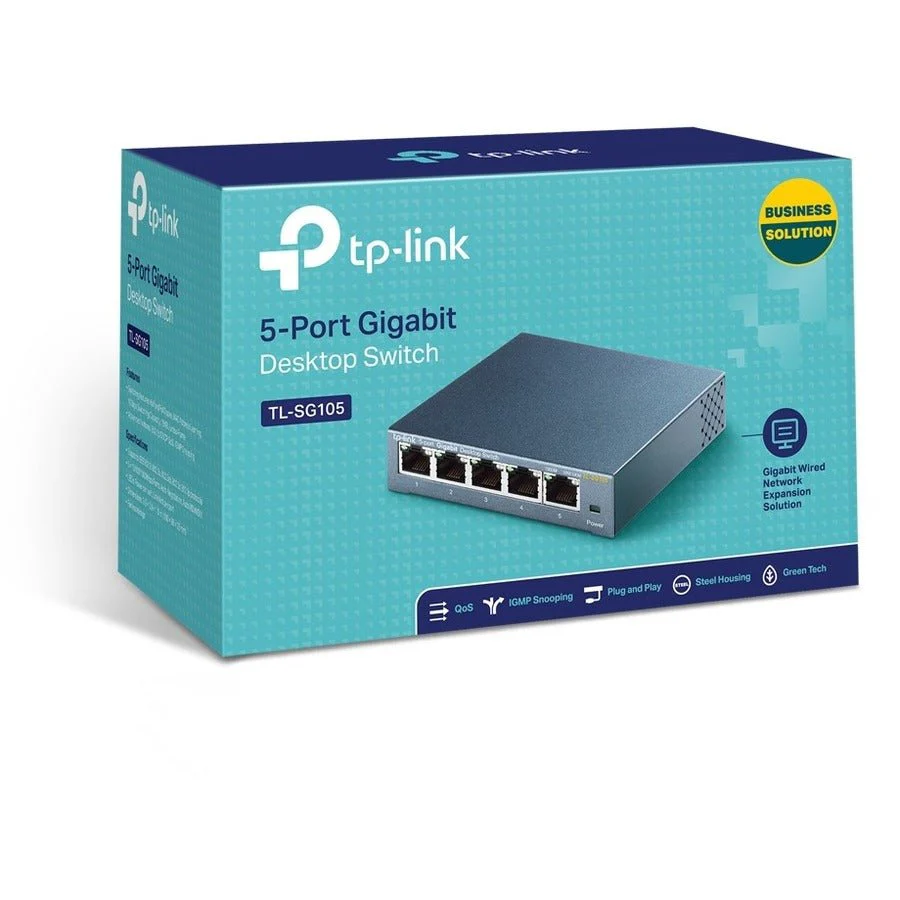 TP-Link TL-SG105 5-Port Gigabit Desktop Switch - Image 9