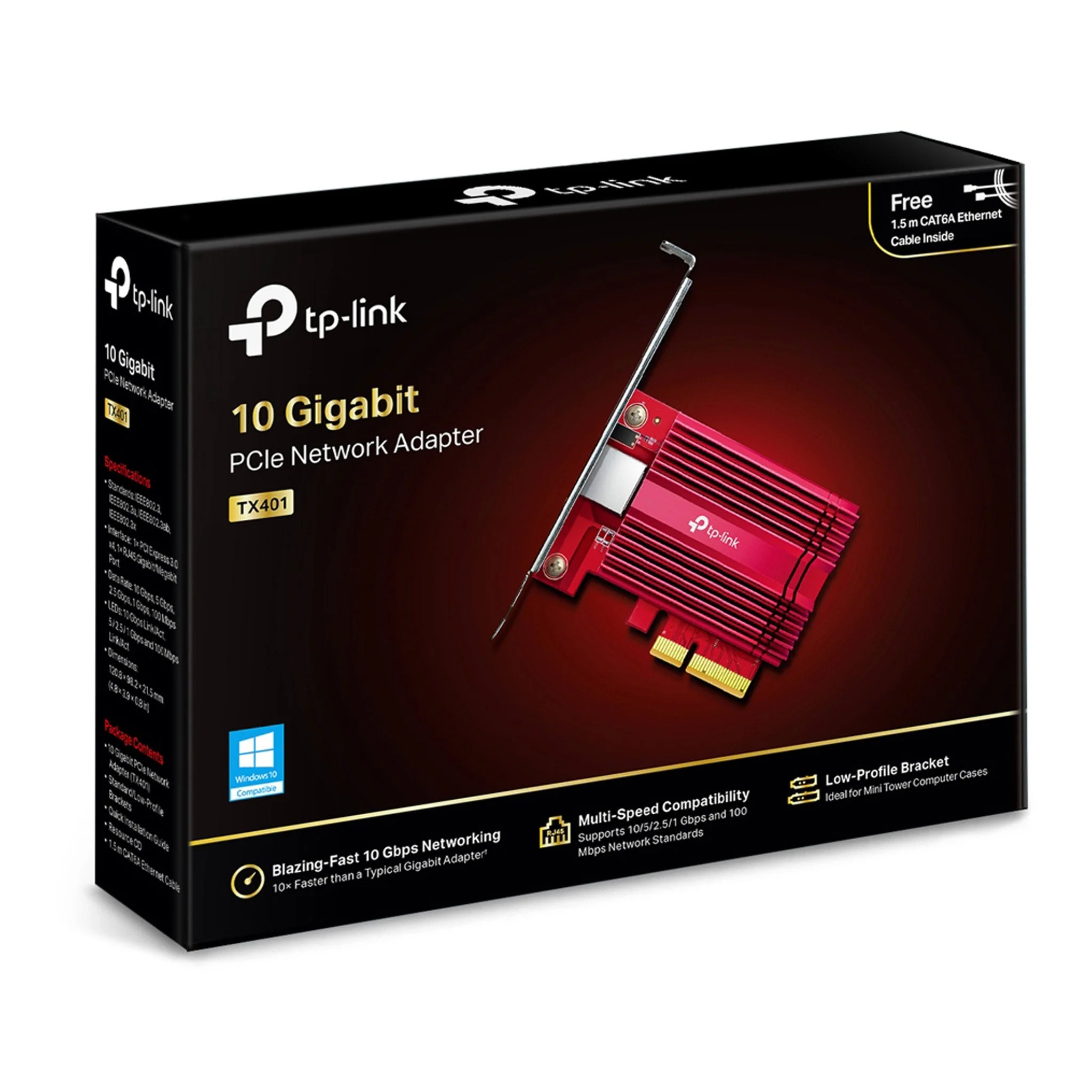 TP-Link TX401 10 Gigabit PCI Express Network Adapter - Image 8