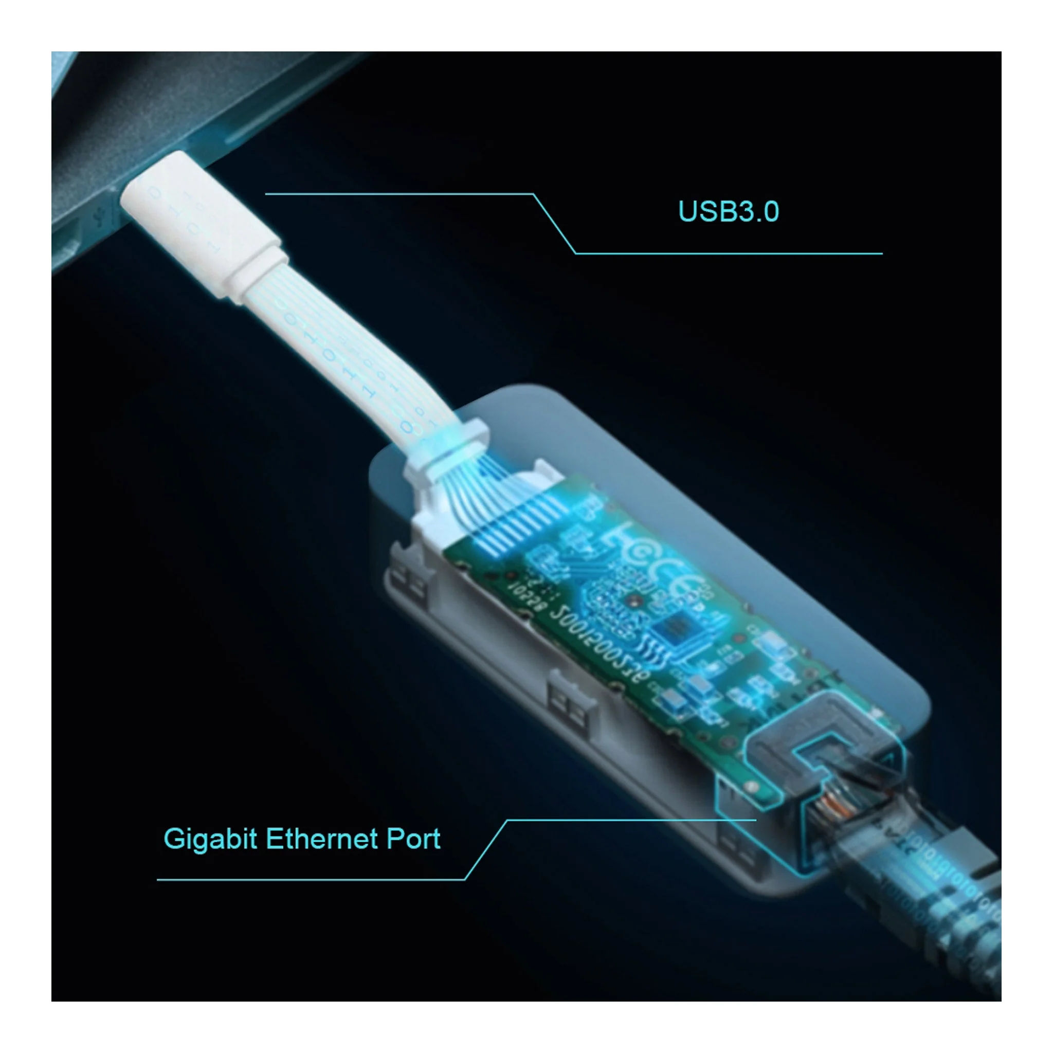 TP-Link UE300C USB Type-C to RJ45 Gigabit Ethernet Network Adapter - Image 5