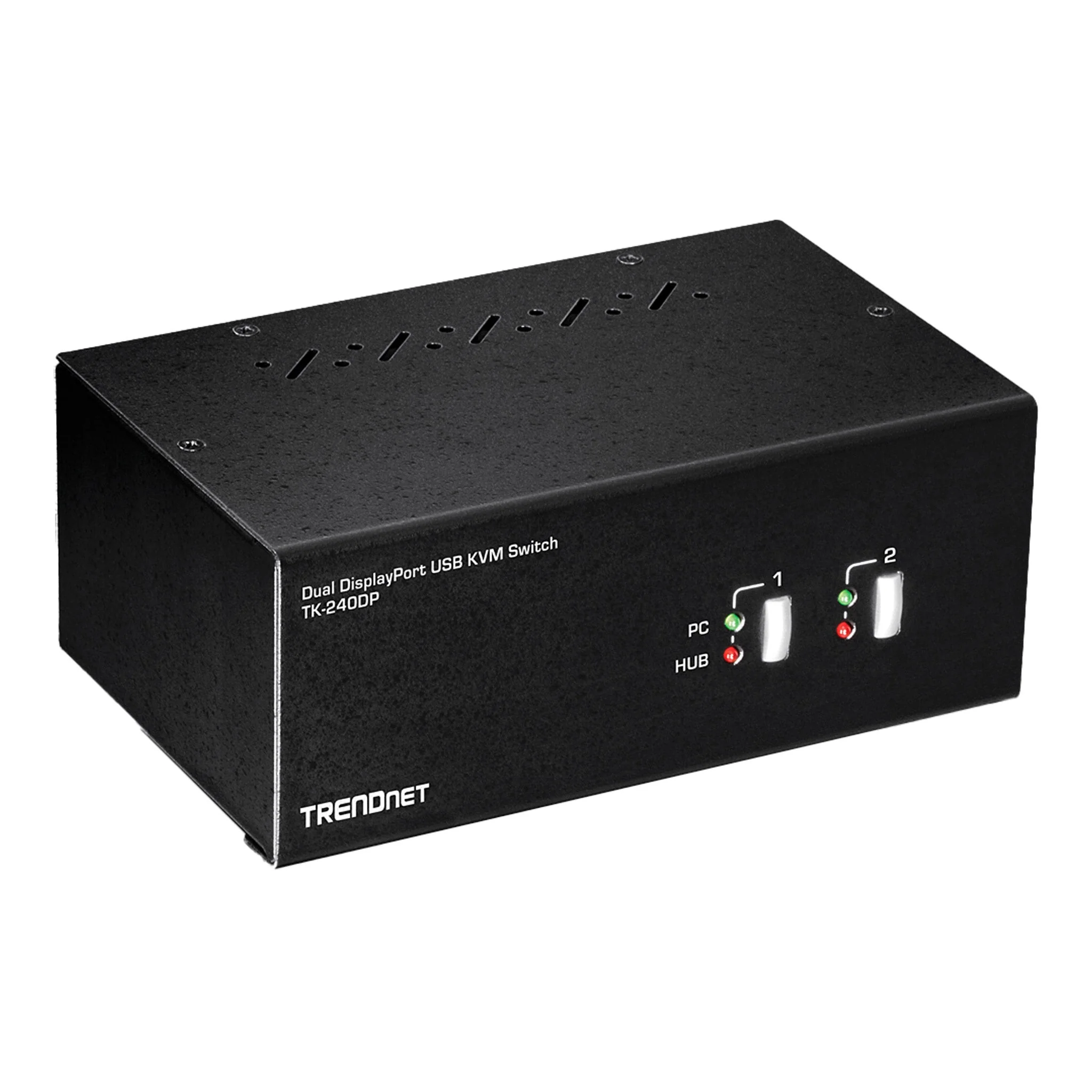 TRENDnet TK-240DP 2-Port 4K Dual Monitor DisplayPort KVM Switch - Image 2