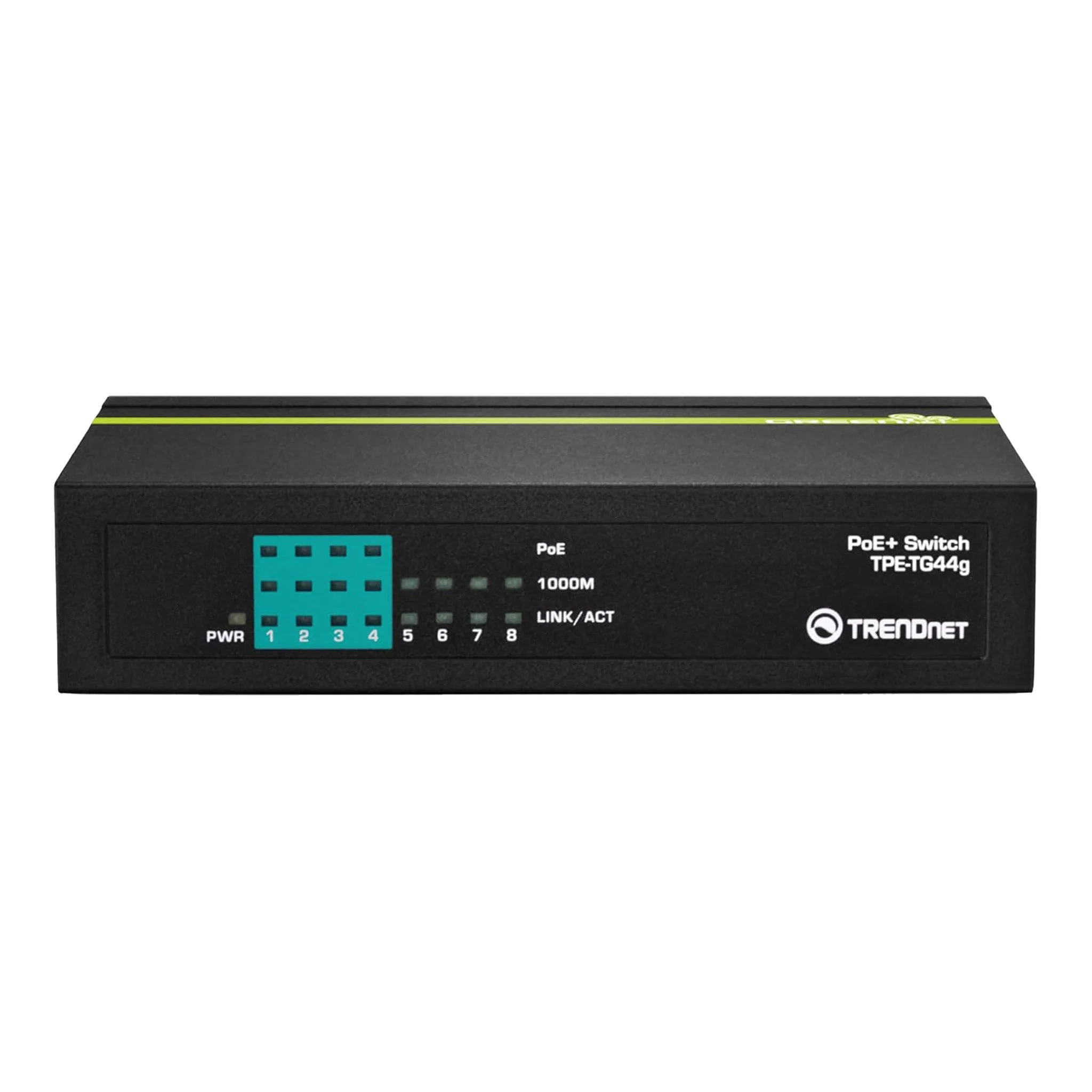 TRENDnet TPE-TG44G 8-Port GREENnet Gigabit PoE+ Switch - 4x PoE+ - Image 2