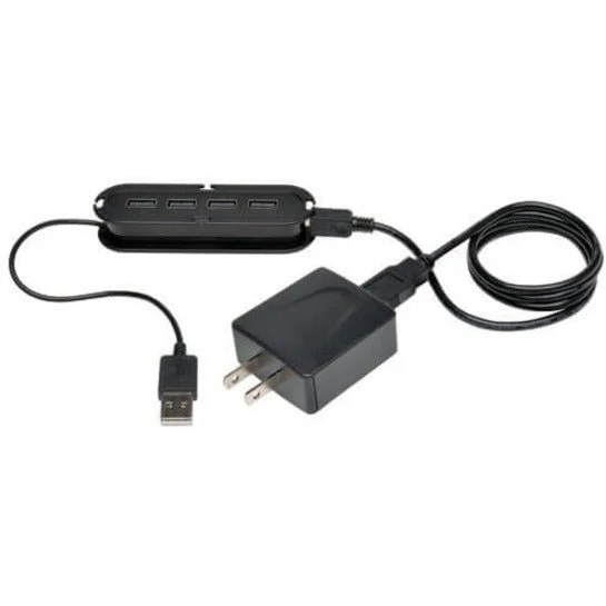 Tripp Lite U222-004-R 4-Port USB 2.0 Ultra Compact Mini Hub w/ 4ft Extension Cable - Image 3