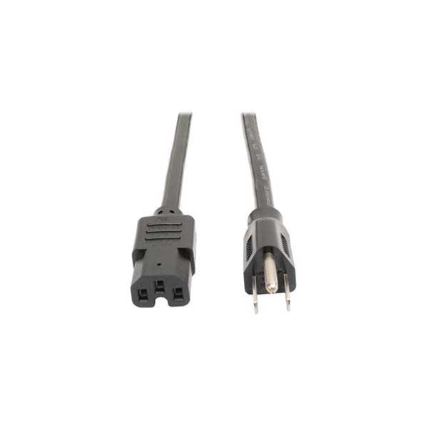 Tripp Lite 4ft Heavy Duty Power Cord 14AWG 15A 100V - 125V 5-15P TO C15 4'