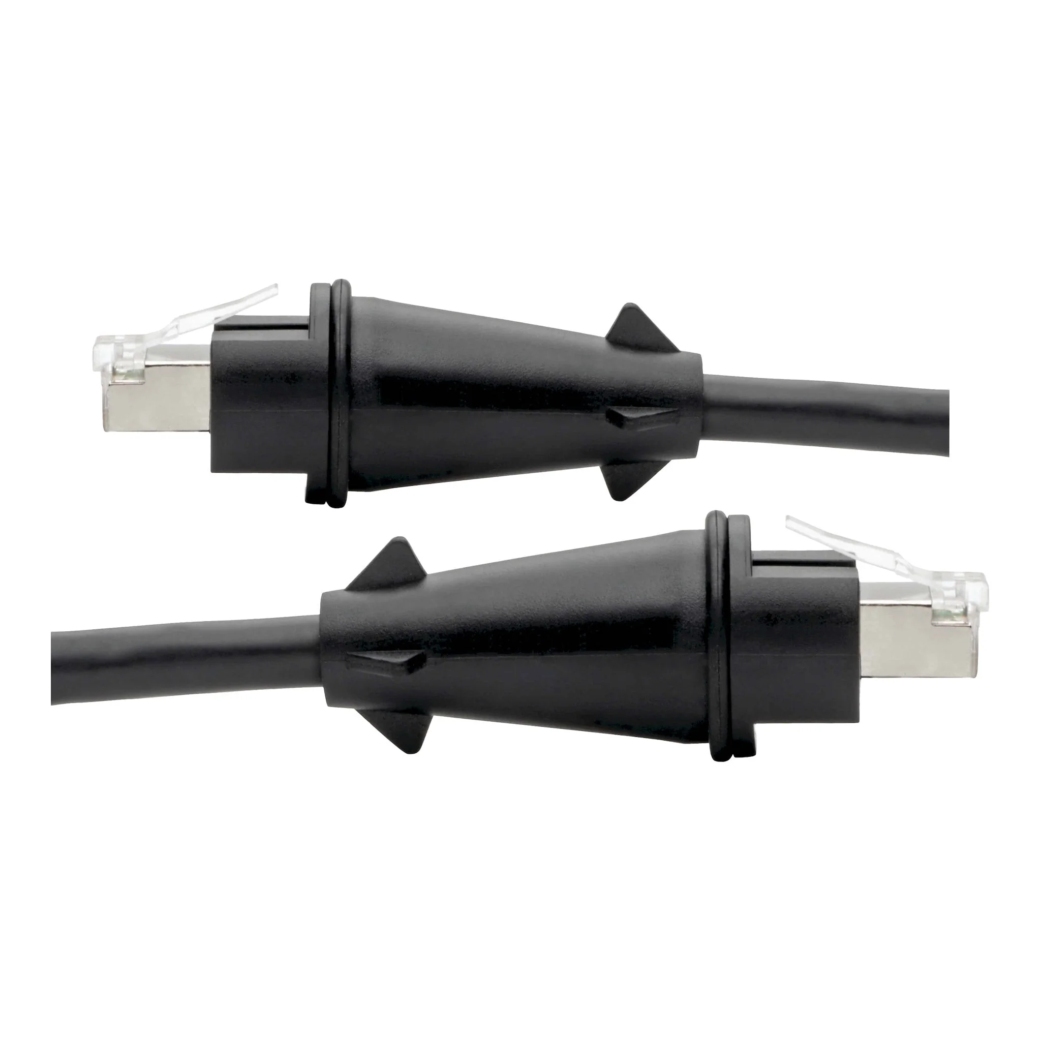 Tripp Lite N206-PC50-IND M/M 26AWG IP68 Industrial RJ45 Cat5e/Cat6 STP Ethernet Cable - 50ft Black - Image 2