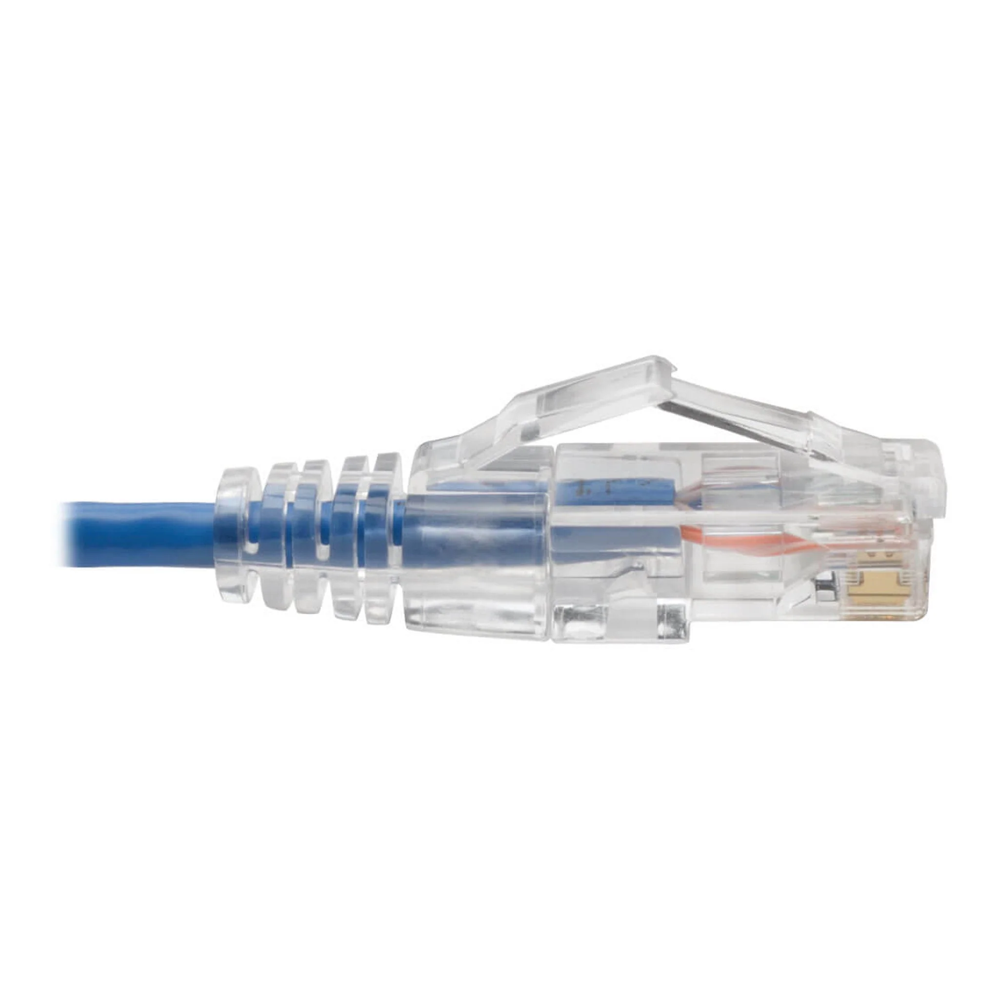 Tripp Lite N201-S6N-BL 6in Male to Male Cat6 Gigabit Snagless Slim UTP Ethernet Cable - Blue - Image 3
