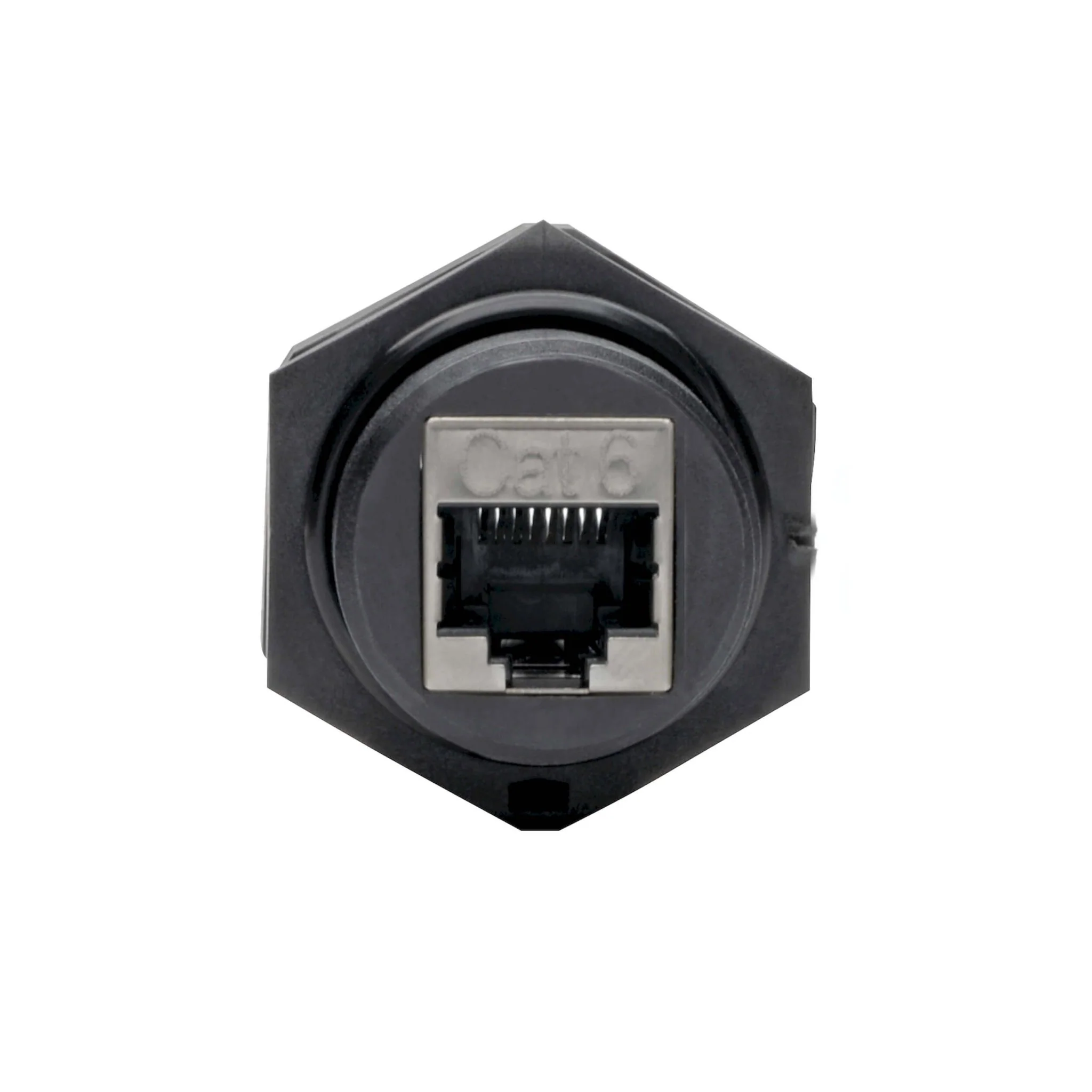 Tripp Lite N206-BC01-IND F/F IP68 Shielded Cat5/Cat6 RJ45 Industrial Bulkhead Coupler with Dust Cap - Image 3