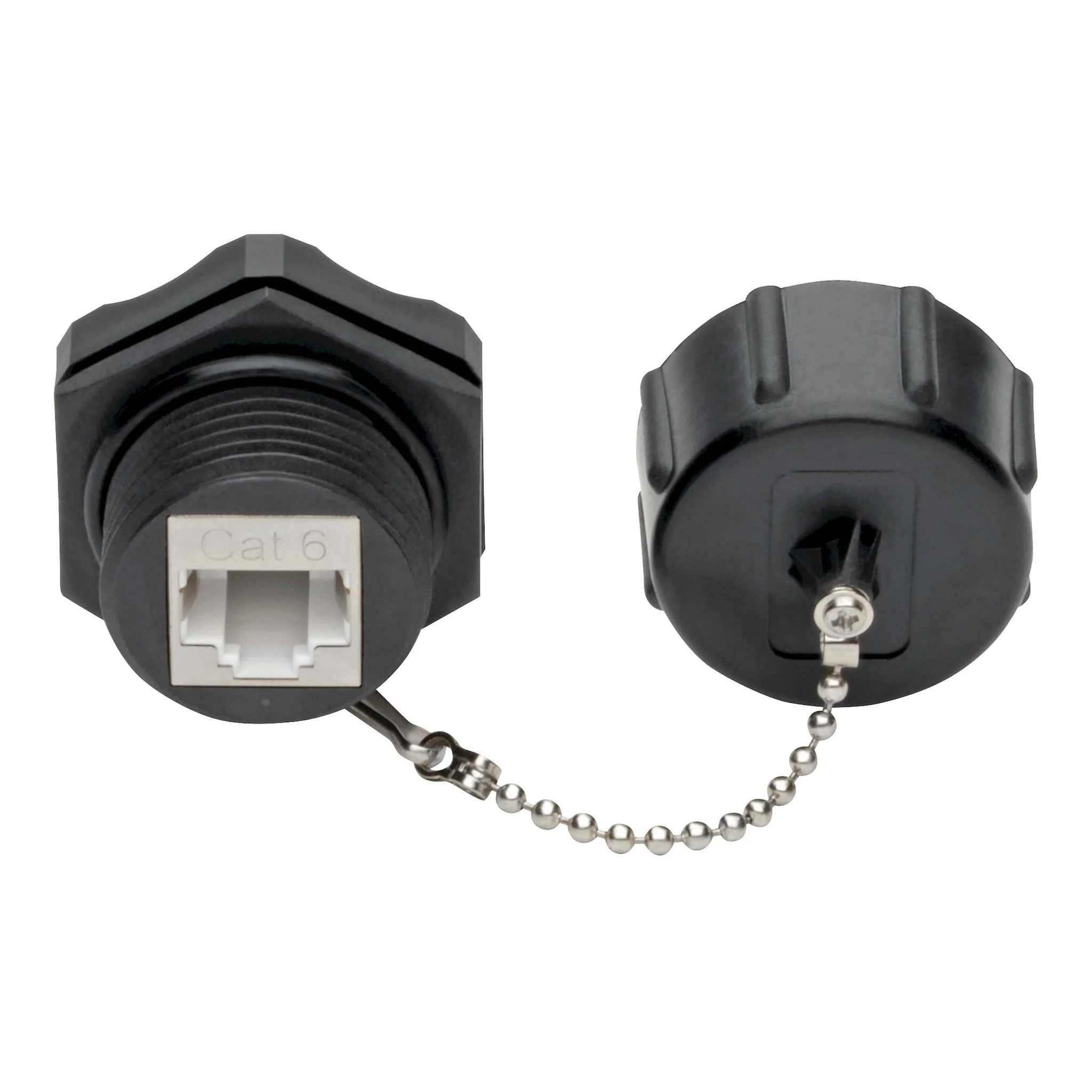 Tripp Lite N206-KJ01-IND IP68 Shielded RJ45 Cat6/Cat5e 110 Punch-Down Industrial Keystone Jack with Dust Cap - Image 3