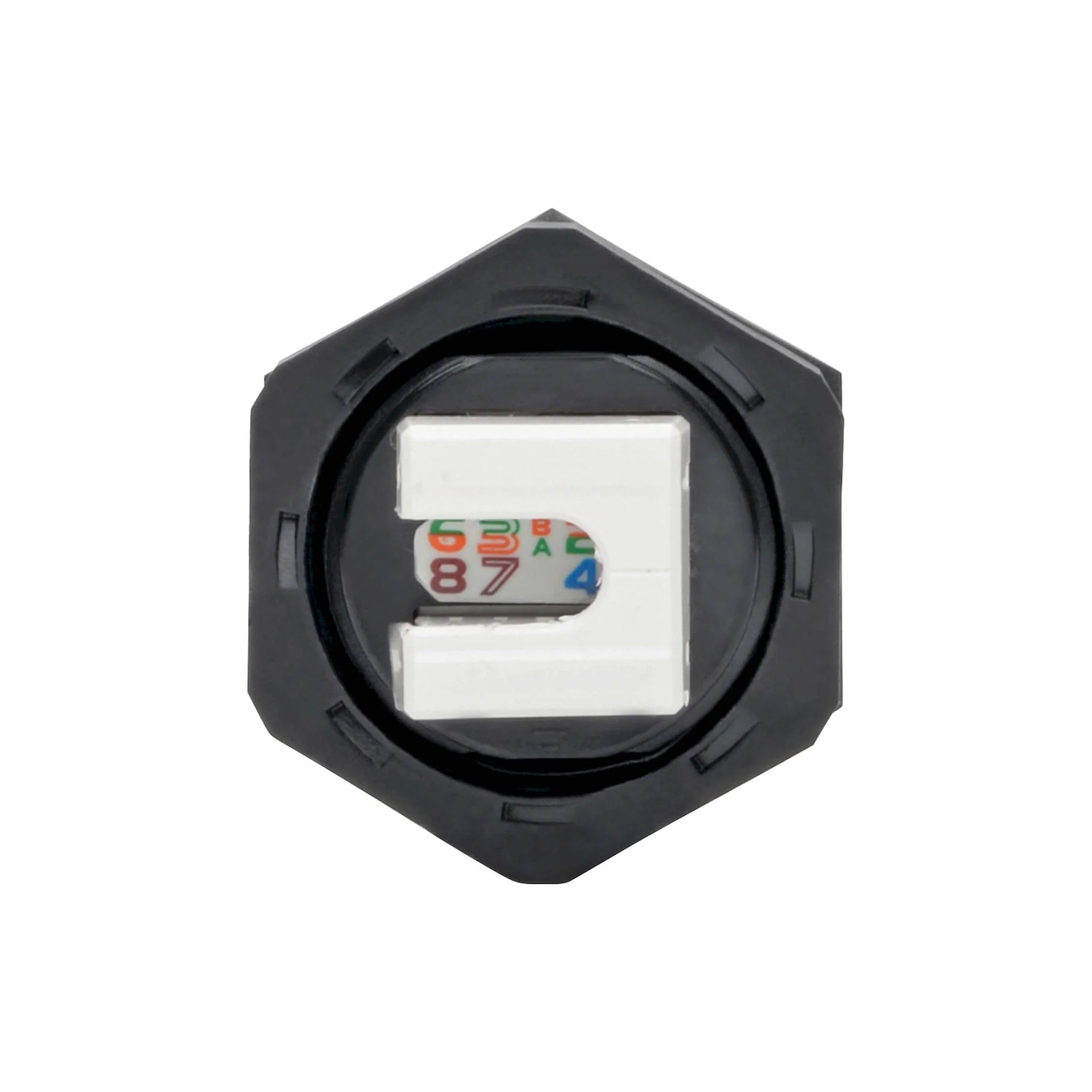 Tripp Lite N206-KJ01-IND IP68 Shielded RJ45 Cat6/Cat5e 110 Punch-Down Industrial Keystone Jack with Dust Cap - Image 5