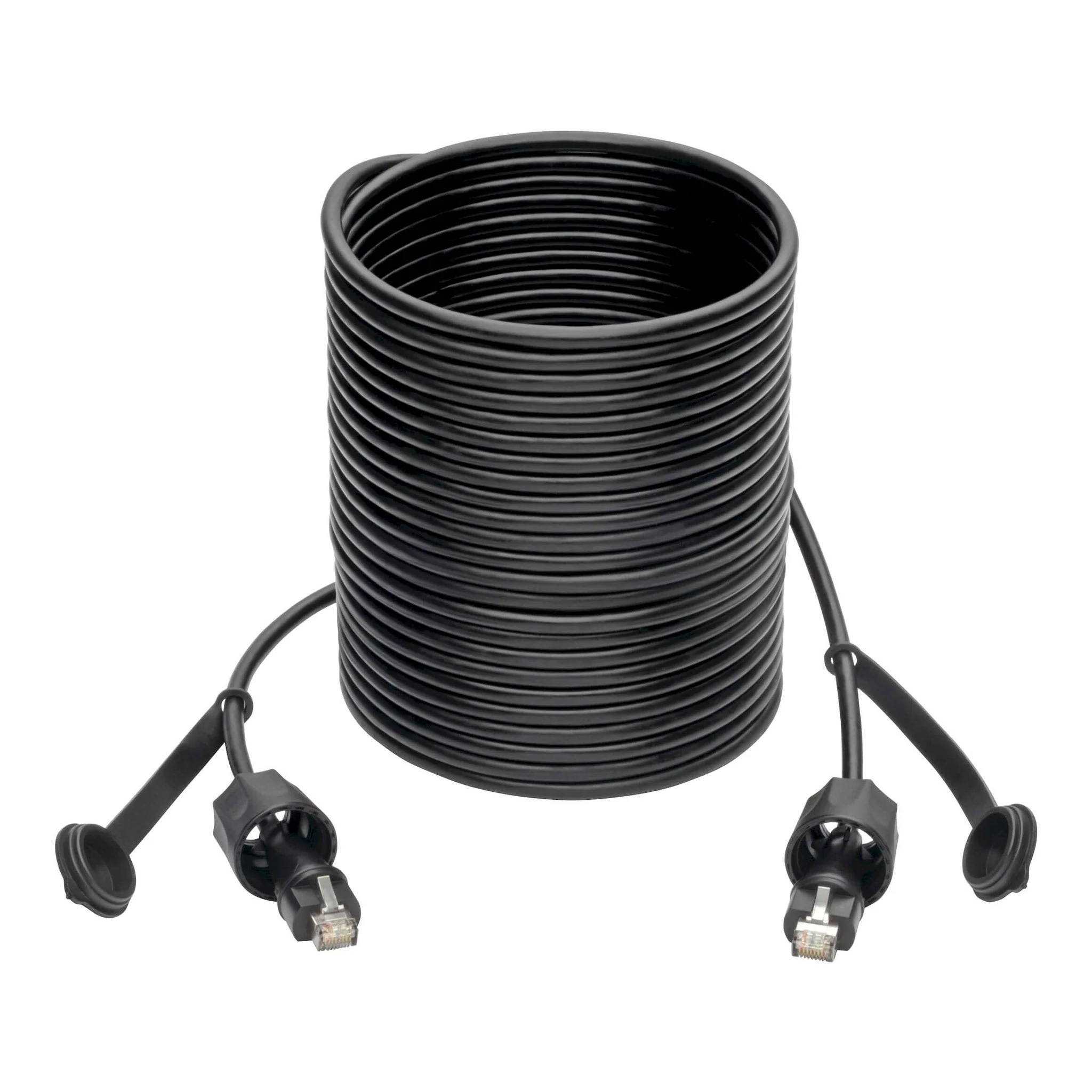 Tripp Lite N206-PC23-IND 23ft 26AWG IP68 RJ45 M/M Industrial Cat5e/Cat6 STP Ethernet Cable - Black - Image 3