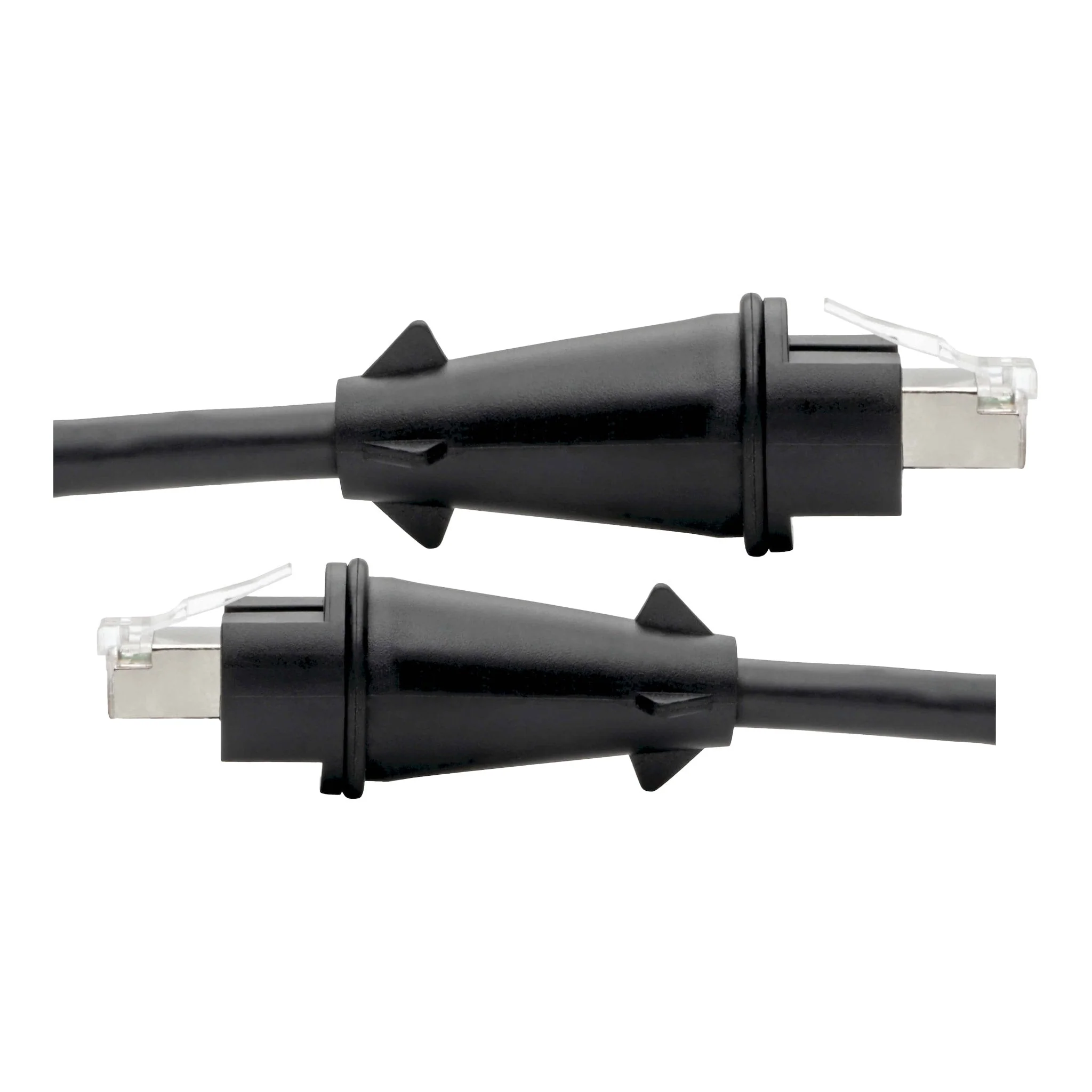 Tripp Lite N206-PC33-IND 33ft 26AWG IP68 RJ45 M/M Industrial Cat5e/Cat6 STP Ethernet Cable - Black - Image 2