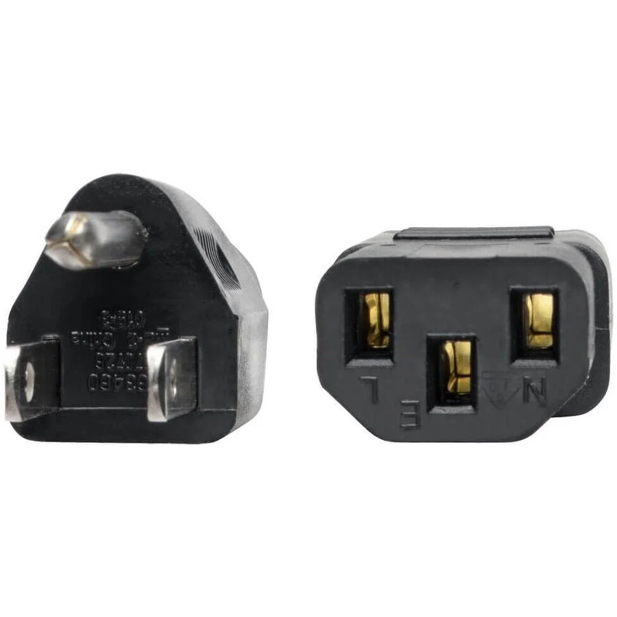 Tripp Lite P006-003 3ft 10A 125V 18AWG Black NEMA 5-15P to C13 Desktop Computer AC Power Cable - Image 6